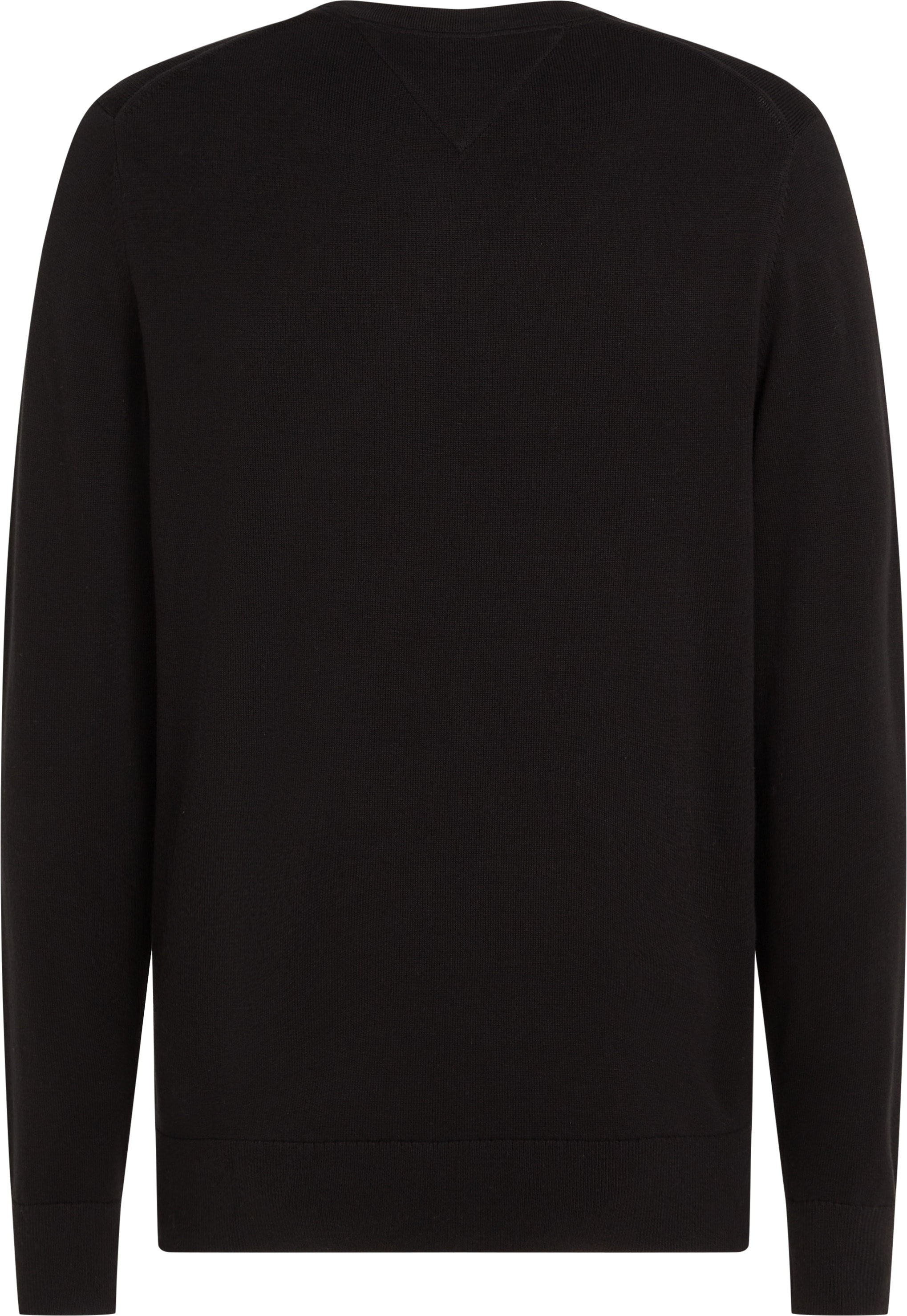 Tommy Hilfiger Big & Tall Rundhalspullover »BT-ESSENTIAL COTTON CREW NECK-B«, in Großen Größen, Logostickerei