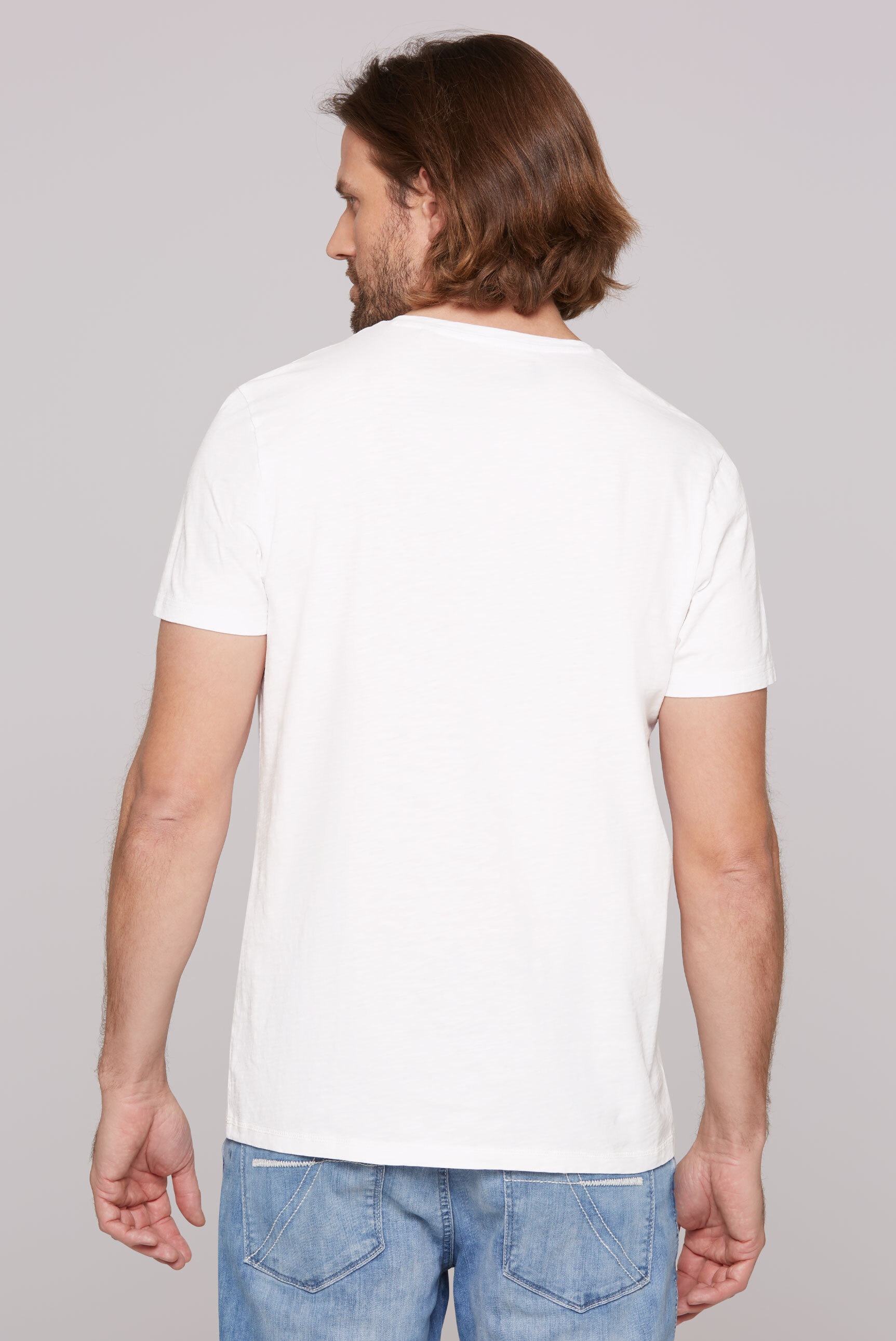 CAMP DAVID V-Shirt, mit maskulinem V-Ausschnitt