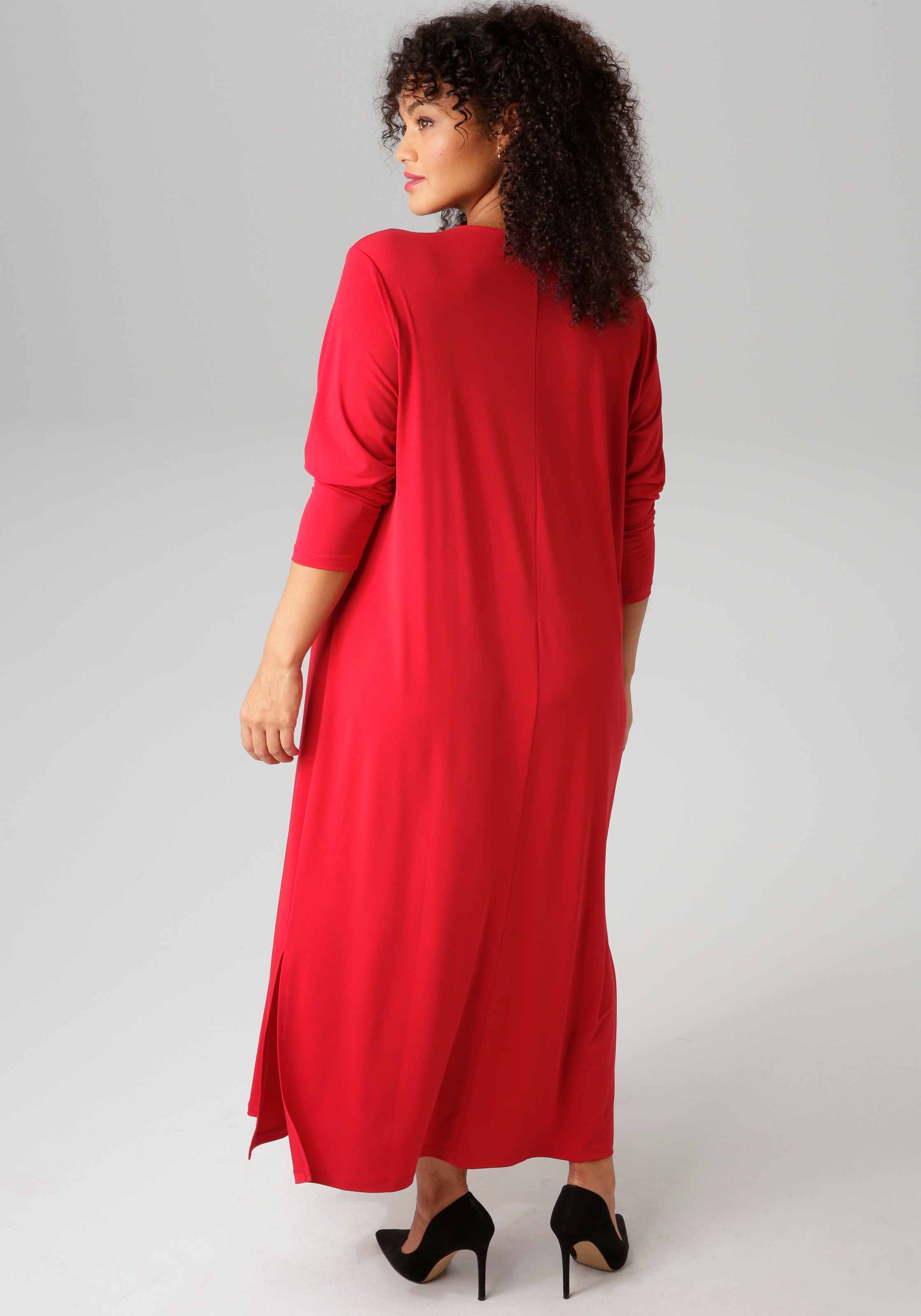 Aniston PLUS Maxikleid, mit raffinieren Seitenschlitzen günstig online kaufen