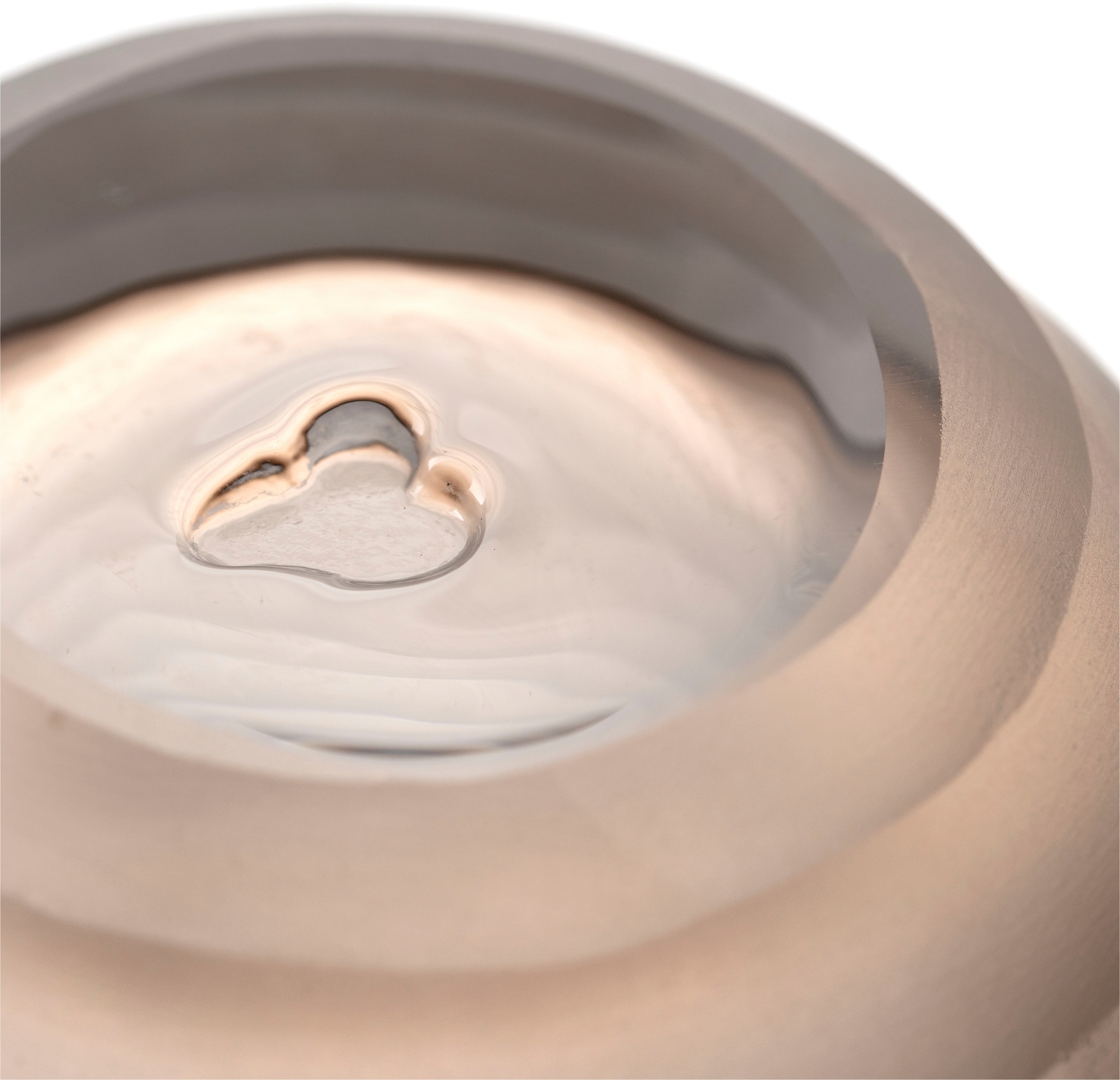 LEONARDO Tischvase »Dekovase BELLAGIO« aus Glas, beige, handgefertigt