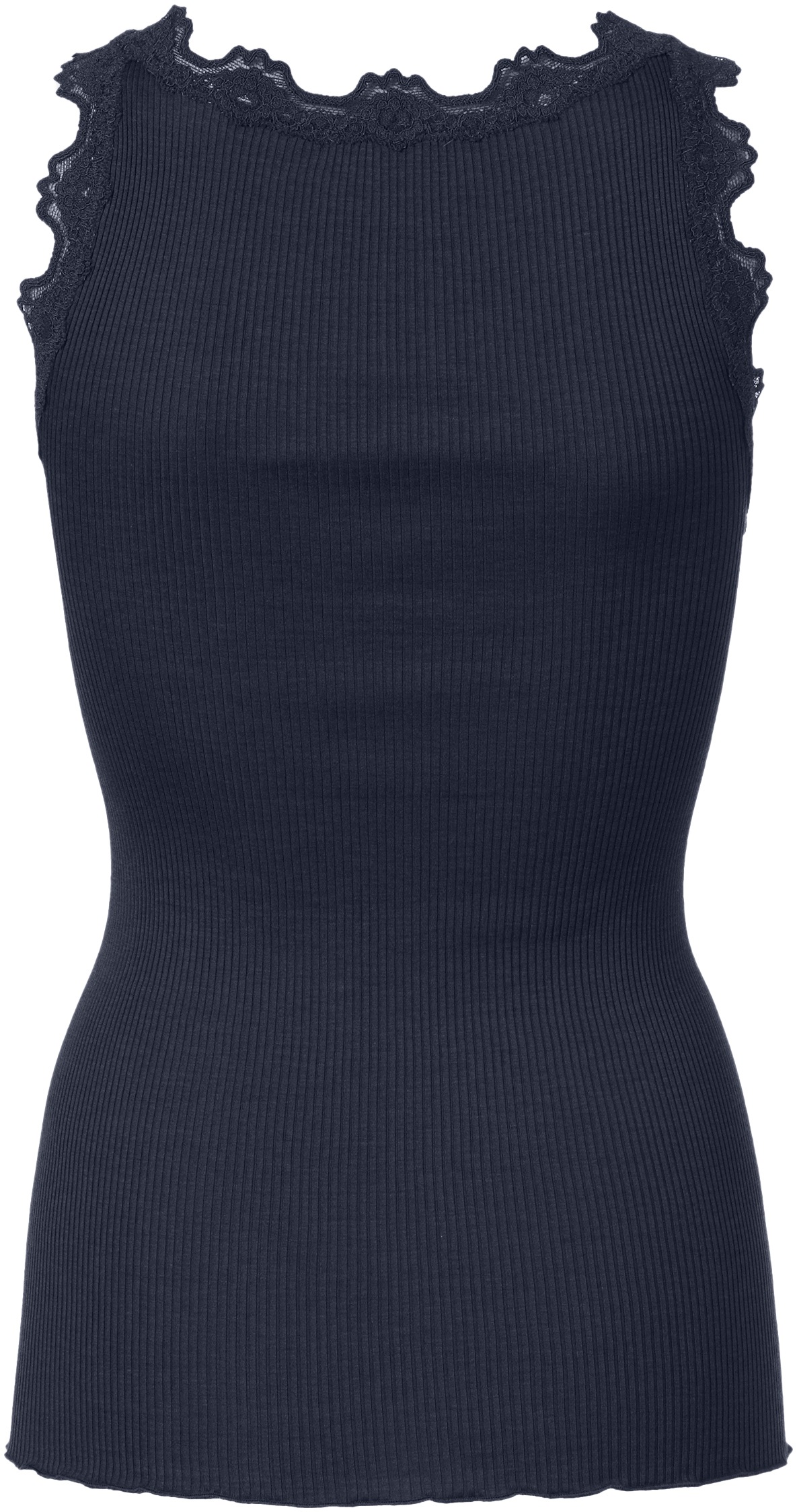 Thumbnail - rosemunde Tanktop "Babette Silk Top" Vintage-Spitzenbesatz, breite Träger, feminin, bequem, Seidenmix