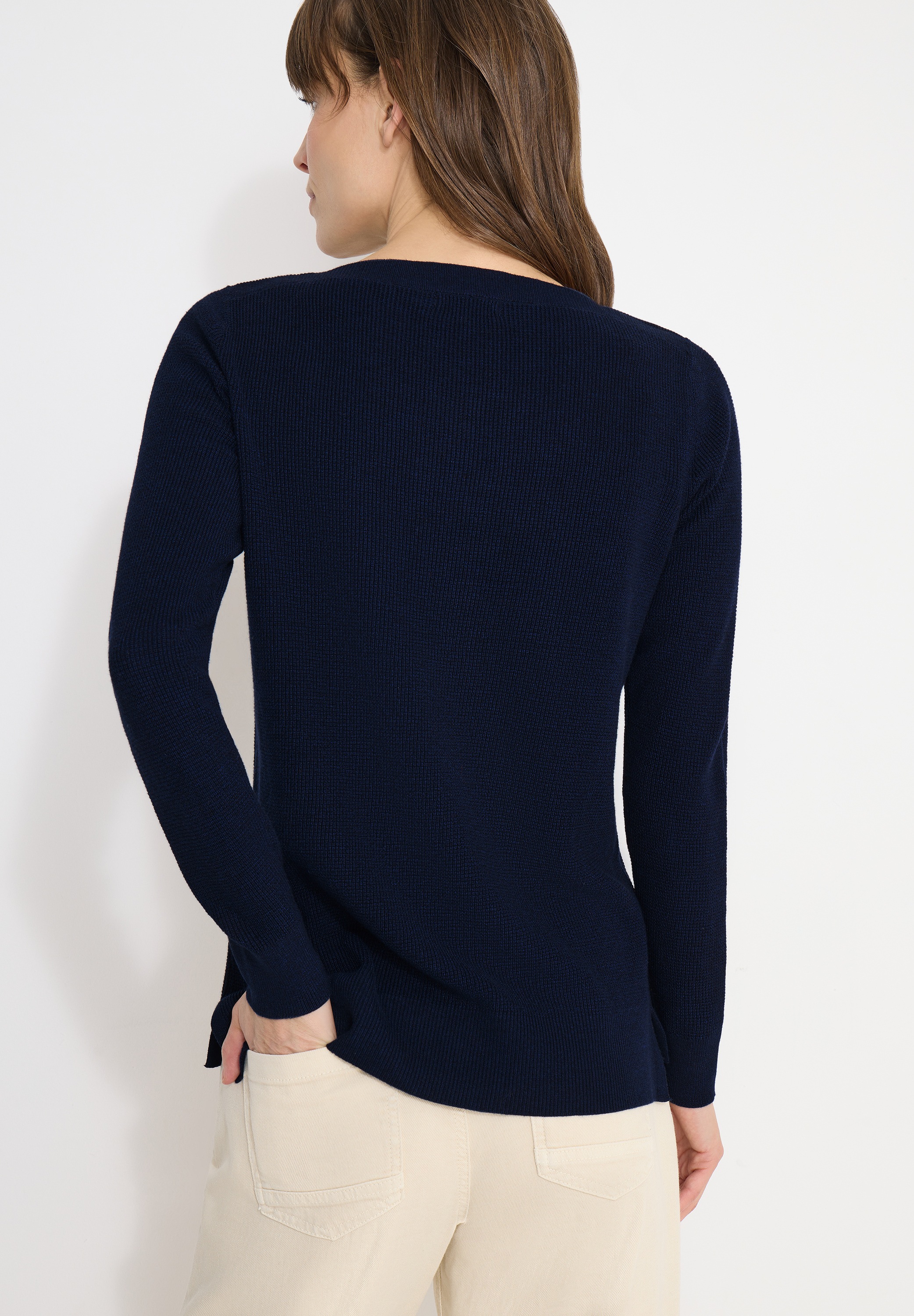 Cecil Strickpullover mit U-Boot-Ausschnitt günstig online kaufen