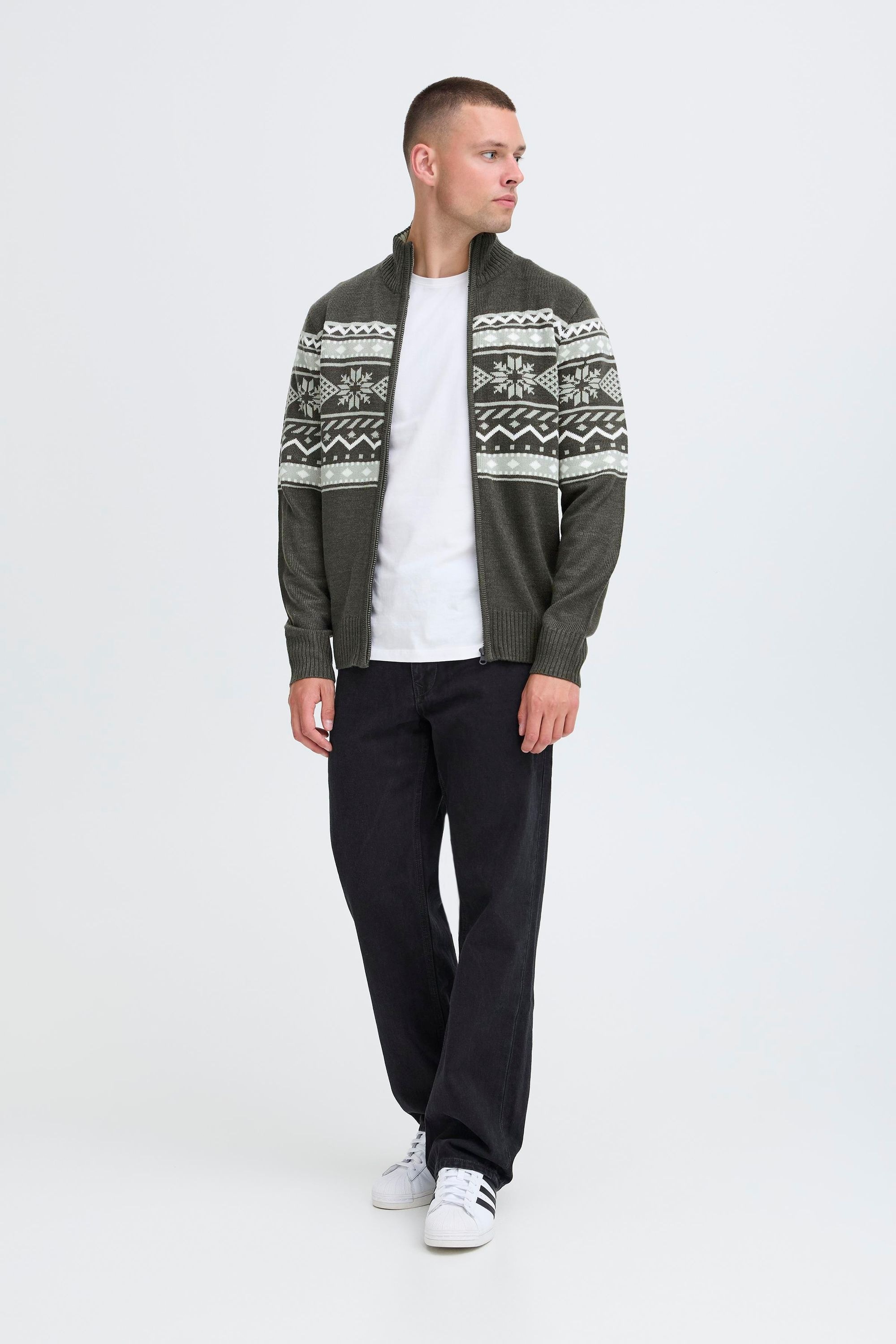 Thumbnail - Blend Strickjacke "BHNova" Stilvolle Strickjacke mit Norweger-Muster