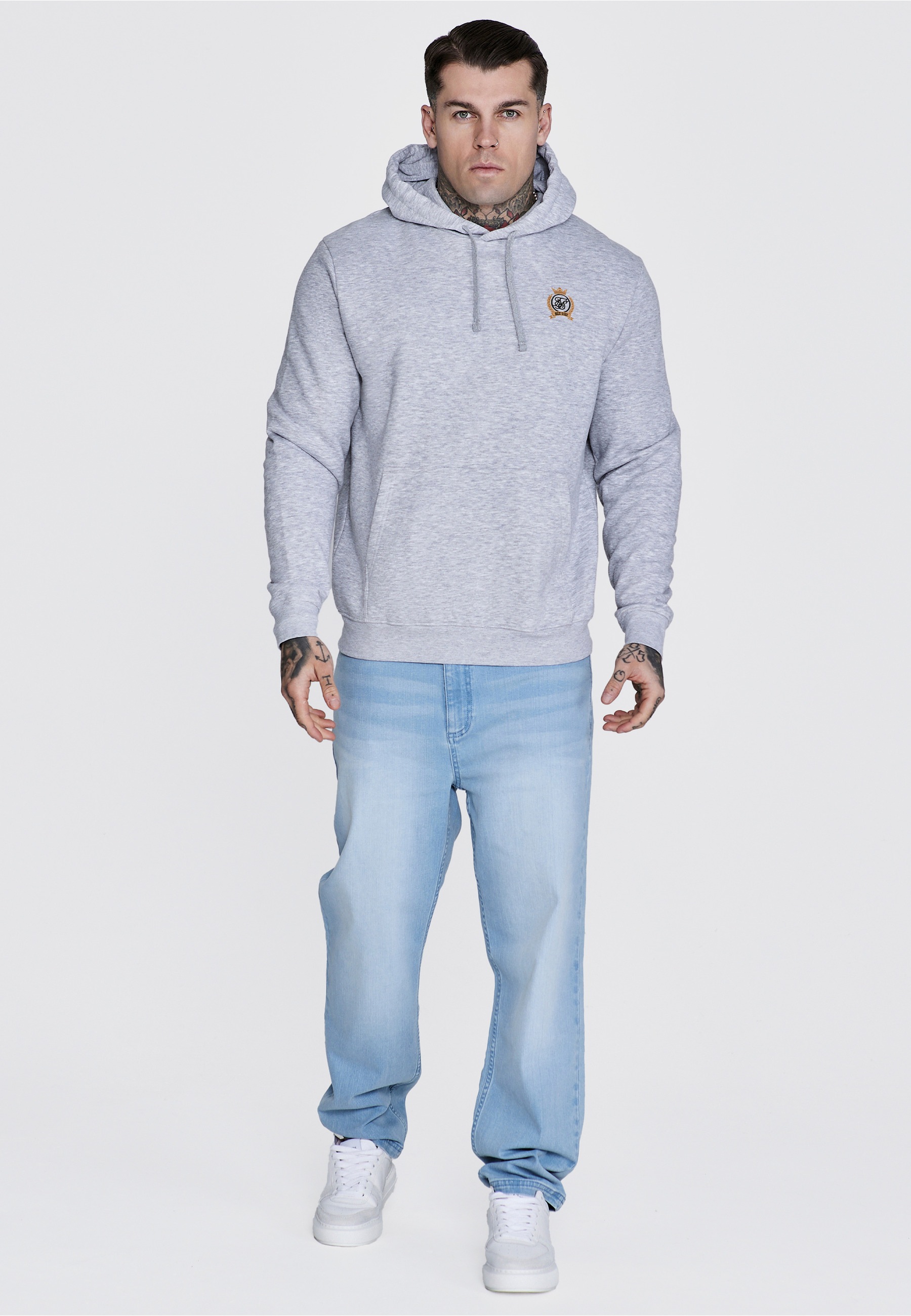 Siksilk Rundhalspullover »SikSilk Essentials Hoodie« 1