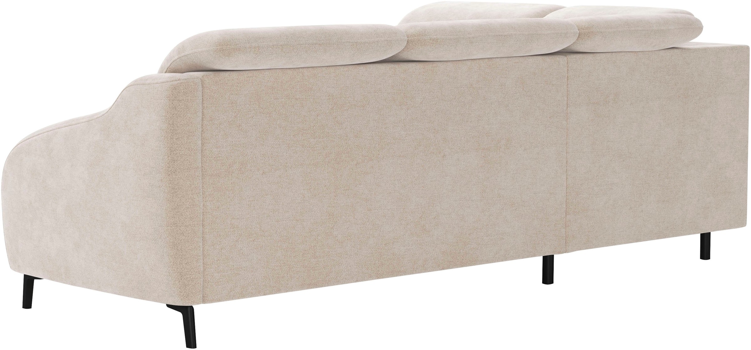 sit&more Ecksofa »Blues L-Form«, wahlweise mit Klapptisch und USB