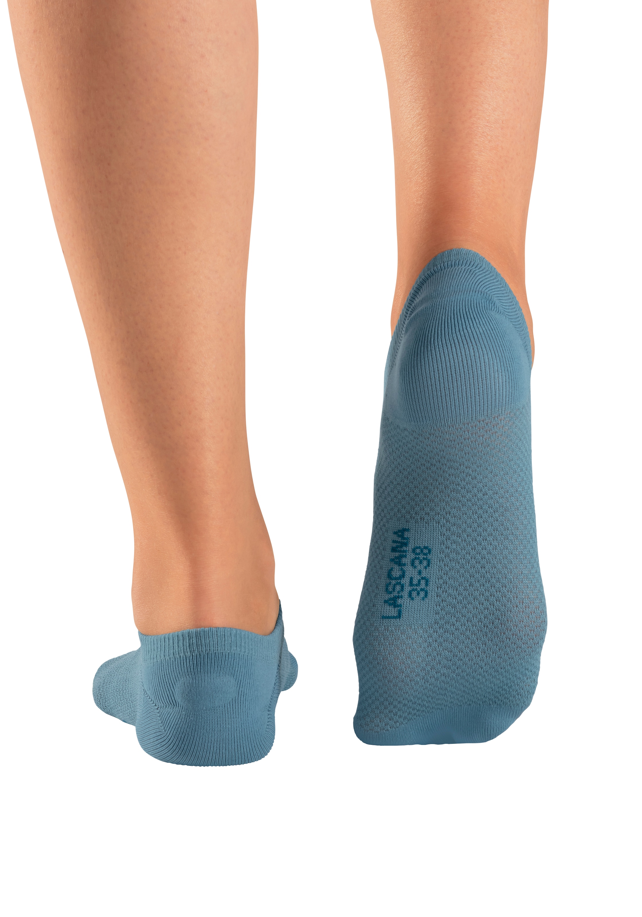 LASCANA ACTIVE Sneakersocken, (Packung, 7 Paar), mit Pikeestruktur