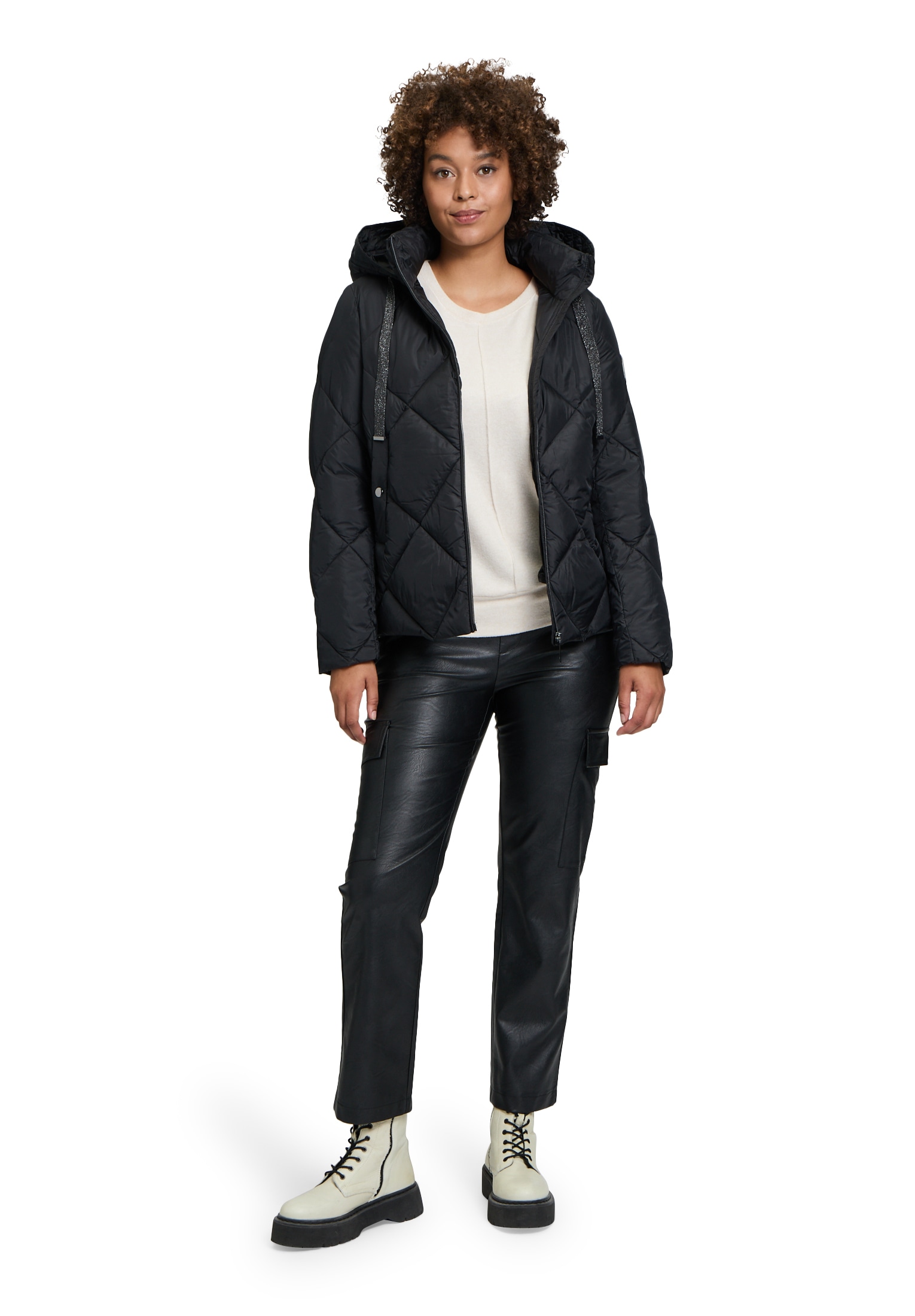 Cartoon Outdoorjacke »Cartoon Outdoorjacke mit Kapuze«, mit Kapuze