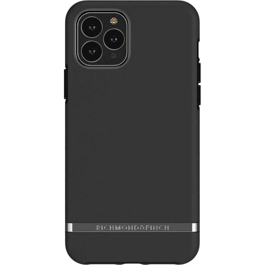 richmond & finch Backcover »BLACK OUT - SILVER DETAILS für iPhone 11 Pro«, iPhone 11 Pro, 14,73 cm (5,8 Zoll)