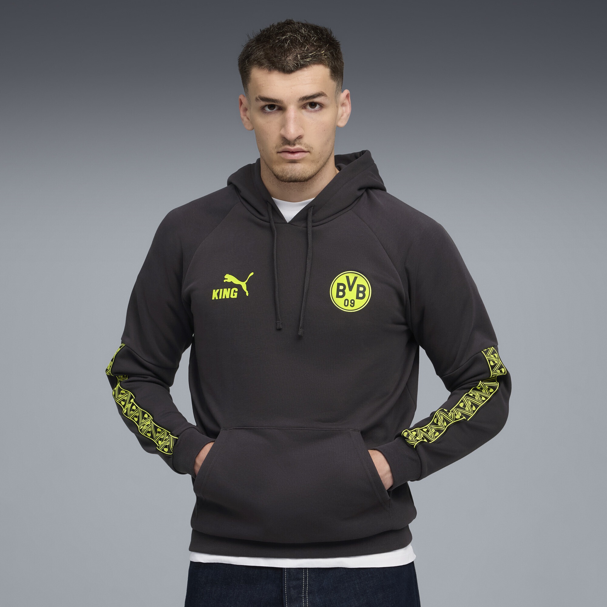 PUMA Hoodie "Borussia Dortmund KING Hoodie Herren" günstig online kaufen
