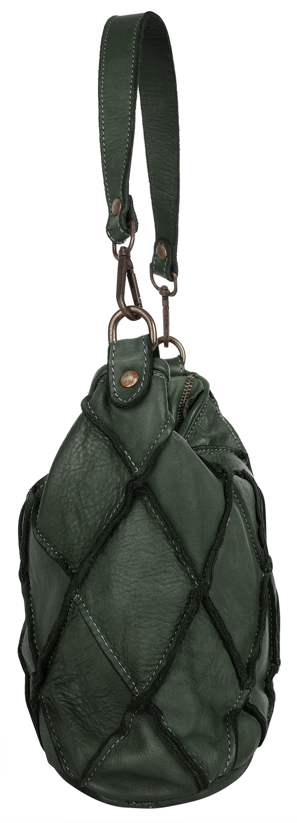 Samantha Look Henkeltasche, echt Leder, Made in Italy