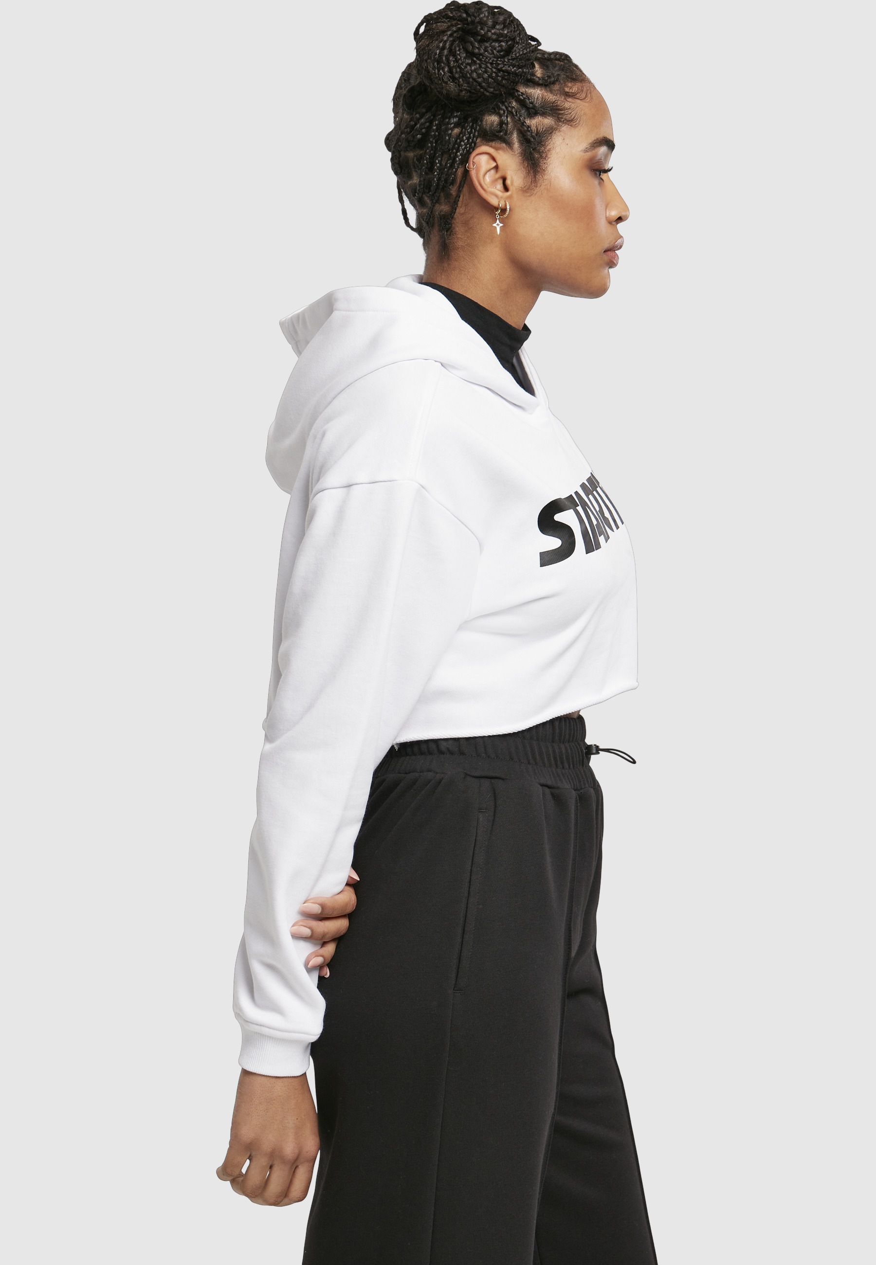 Starter Black Label Rundhalspullover »Starter Black Label Damen Ladies Starter Cropped Hoody« 1