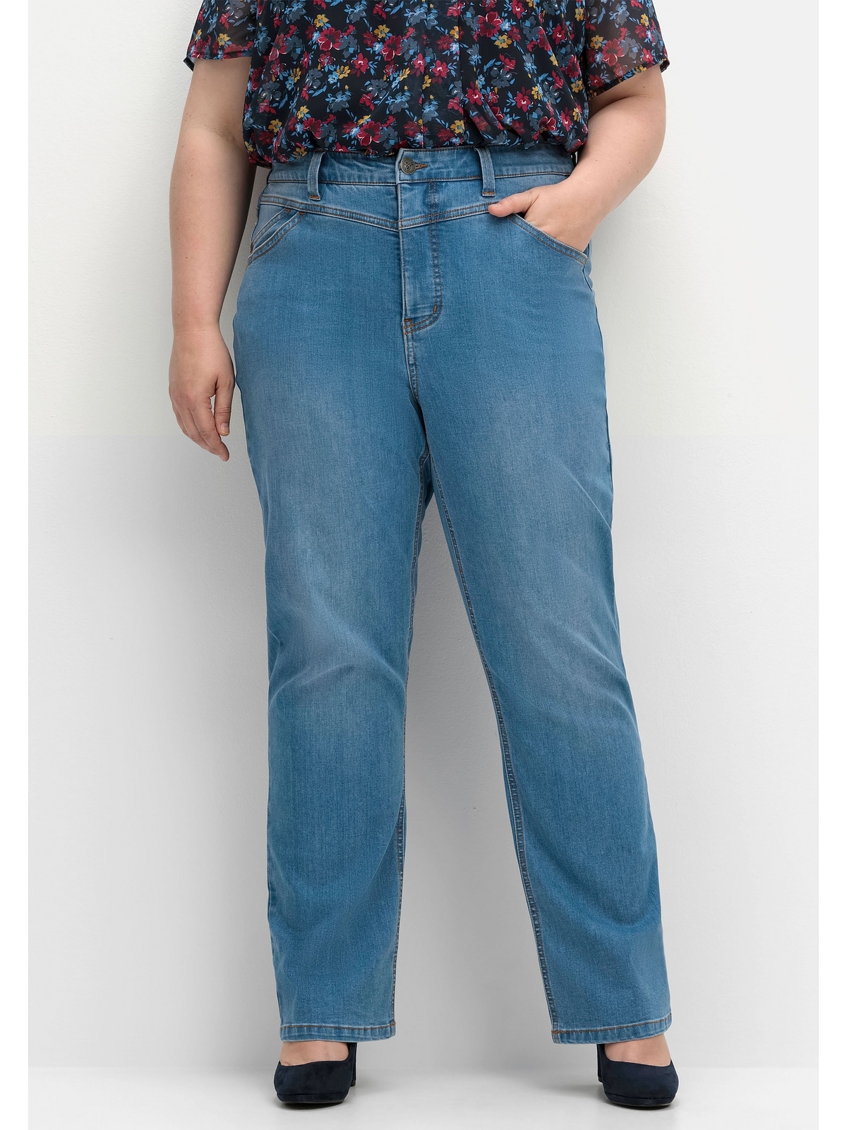 Sheego Stretch-Jeans »Große Größen«, mit | Bodyforming-Effekt bestellen BAUR