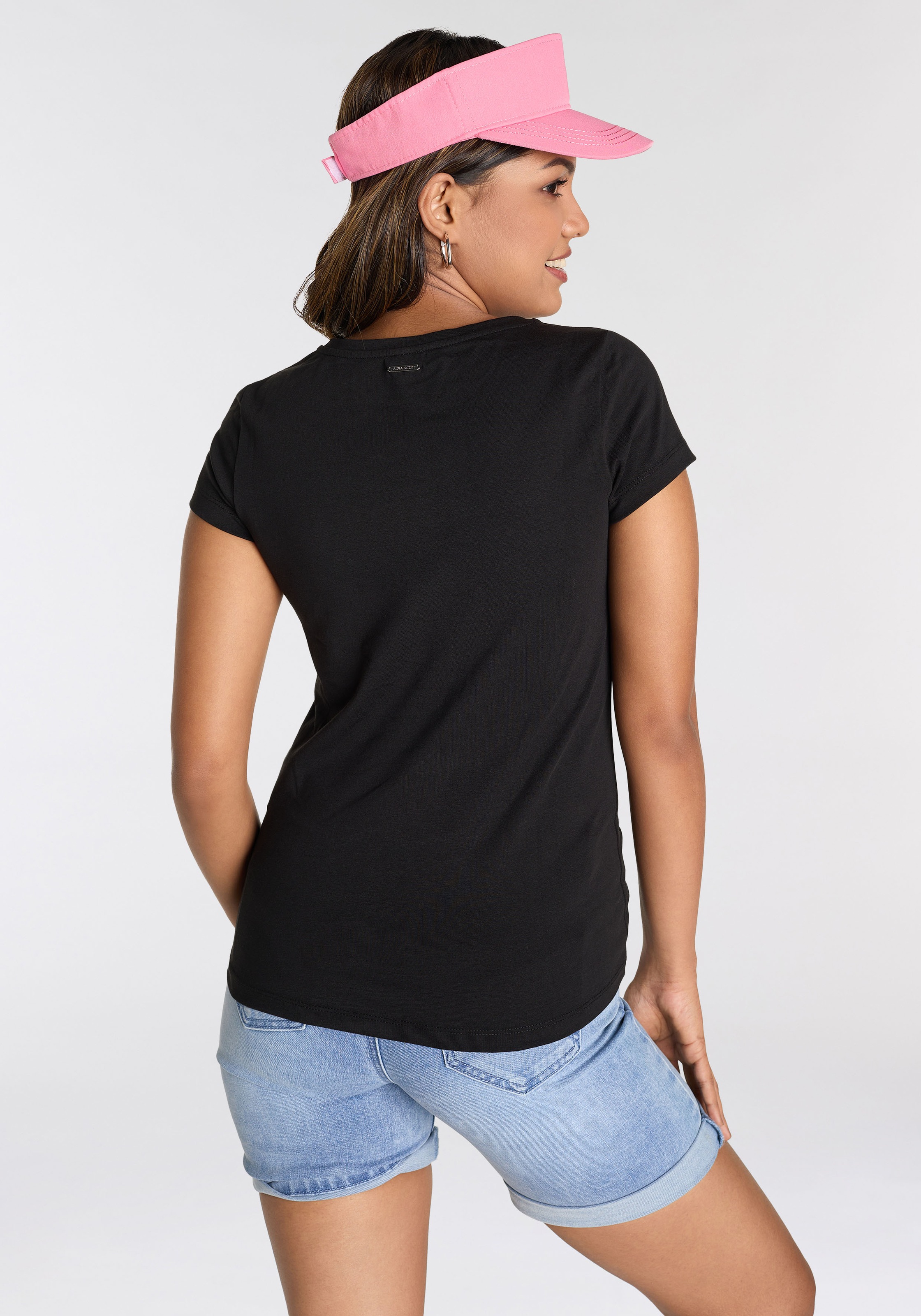 Laura Scott T-Shirt, mit modischem Frontprint