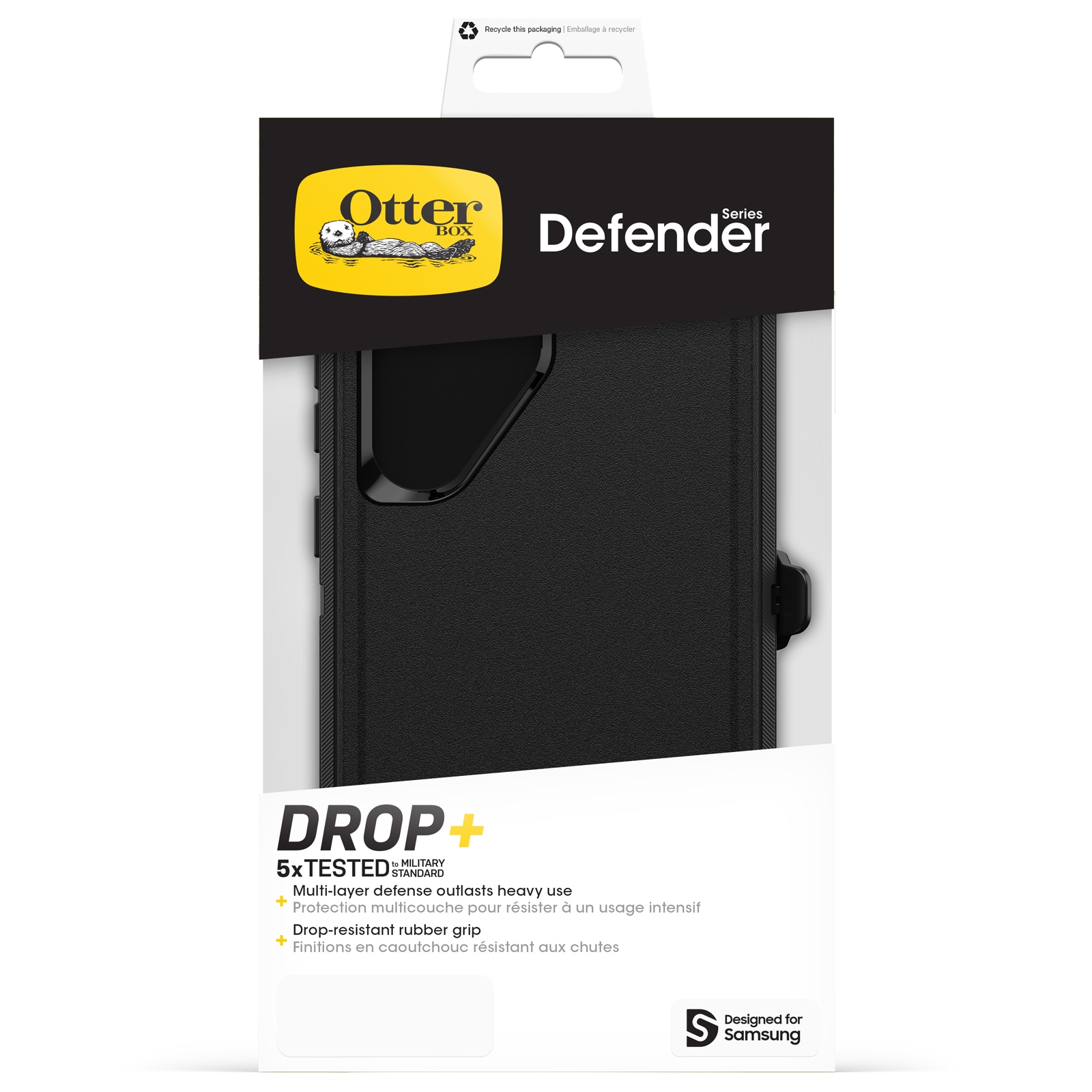 Otterbox Handyhülle »Defender Case für Samsung Galaxy S24 Ultra«, Handyschutzhülle, Standfunktion, Backcover, Schutzhülle, sturzfest