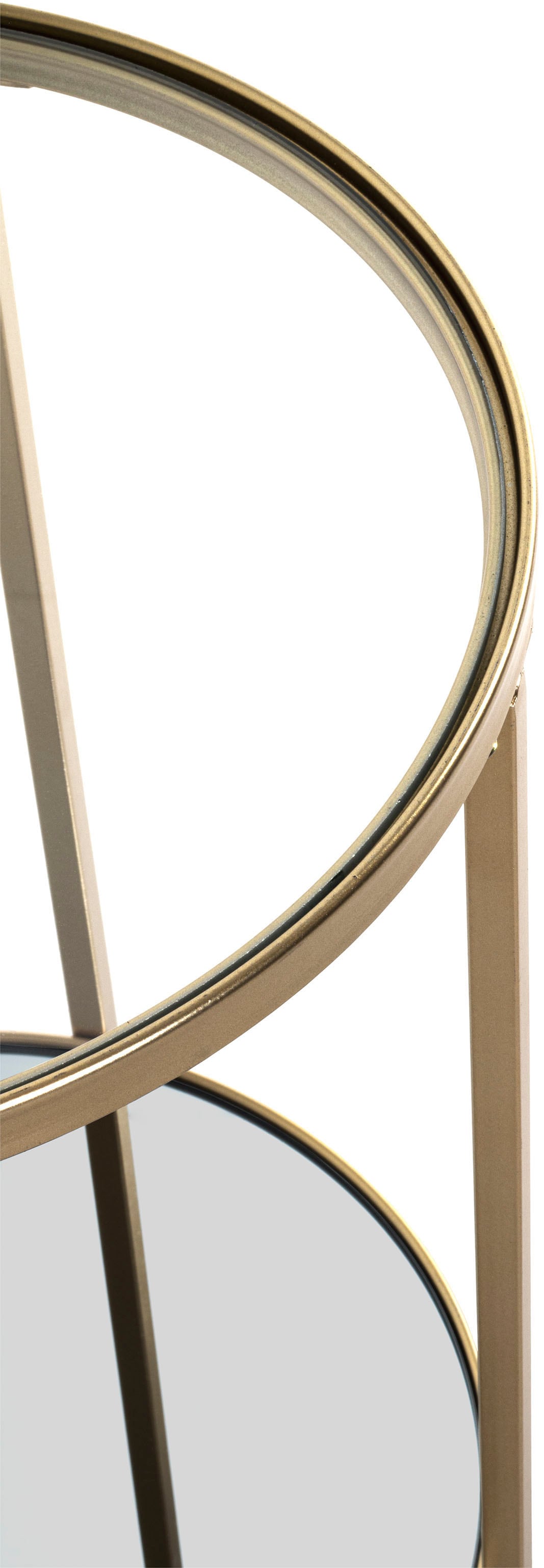 HAKU Beistelltisch »Sofatisch, Wohnzimmertisch« 1 Stk. tlg. rund - aus Metall Gold - Ø/H 39/55 cm