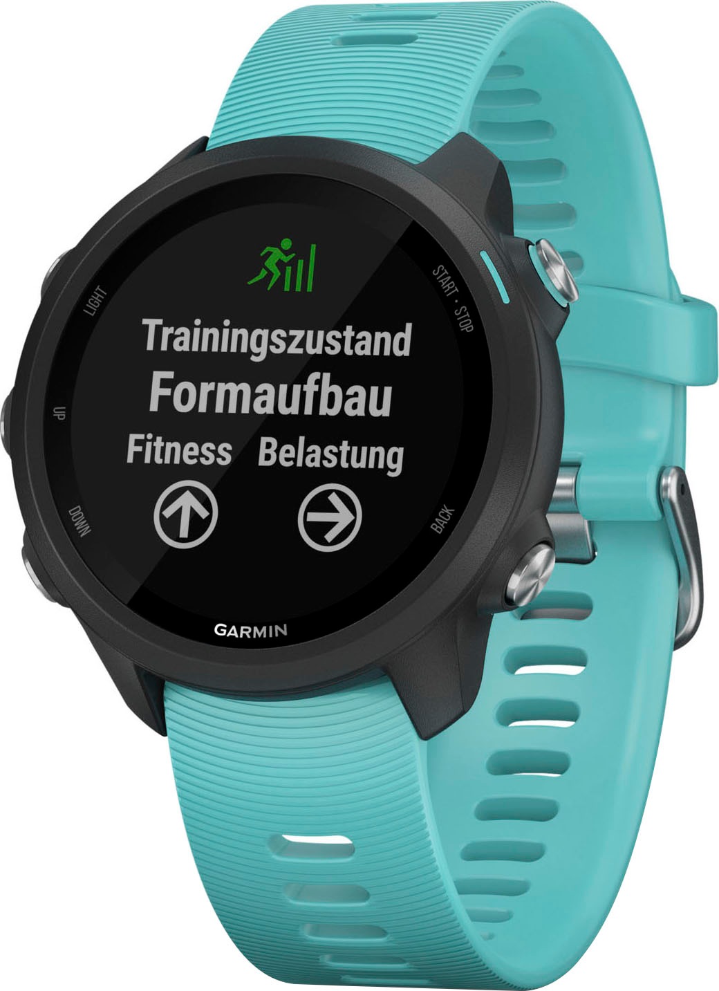 Garmin Smartwatch »FORERUNNER 245 MUSIC«, (Garmin GPS-Laufuhr mit Musikplayer)