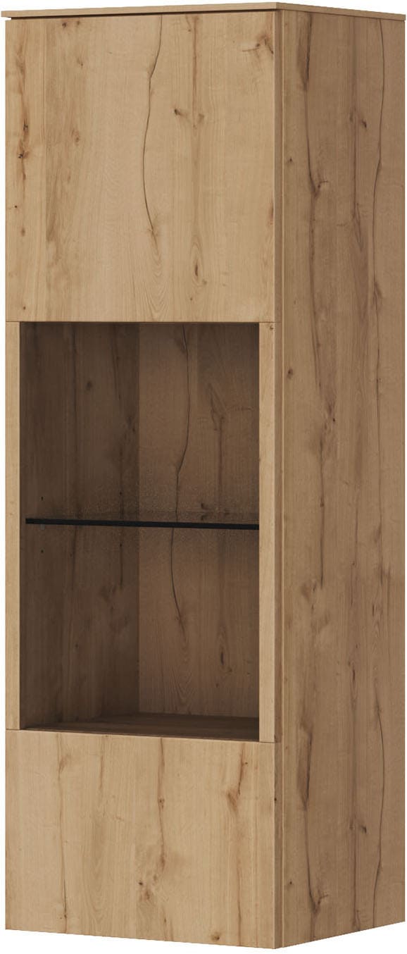 nobilia® Hängeschrank »Avala, 45 x 133 x 37 cm (B/H/T)« 1 Stk. tlg. aus Echtholzfurnier mit Segmentglastür