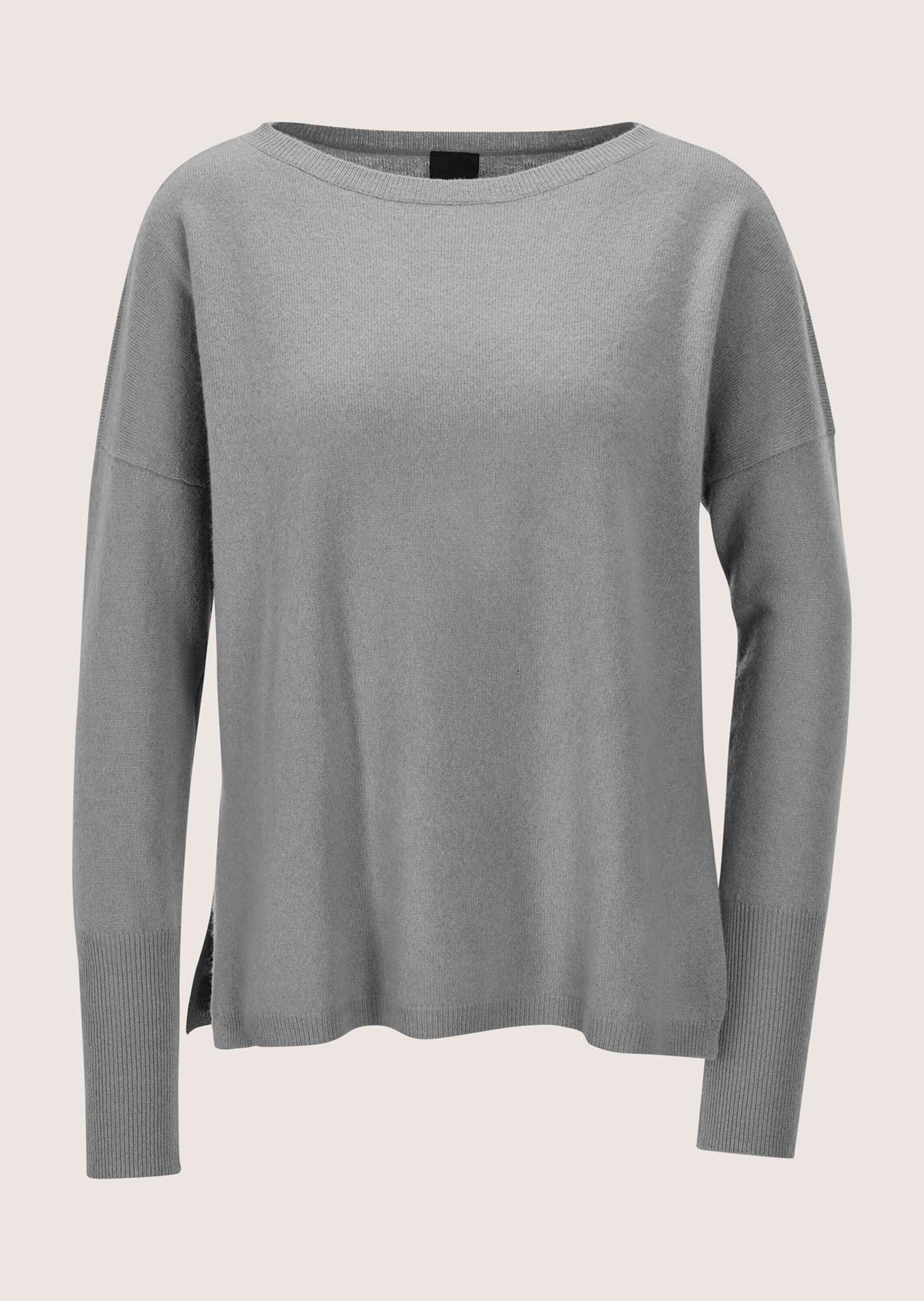 MADELEINE "Kaschmirpullover Schlichter Strickpullover mit U-Boot-Ausschnitt" Good-Cashmere-Qualität