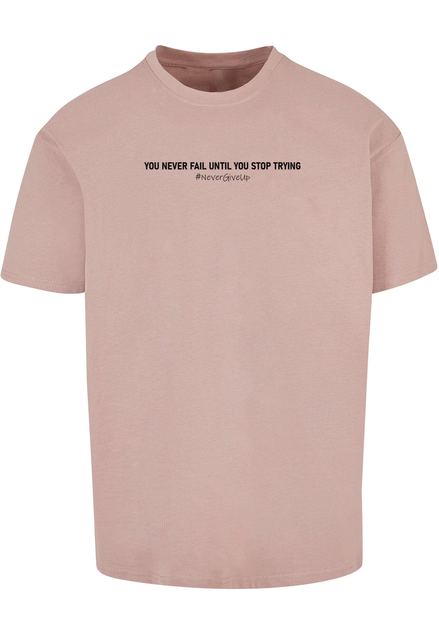 Merchcode T-Shirt "Merchcode Herren Never Give Up Heavy Oversized Tee", (1 günstig online kaufen