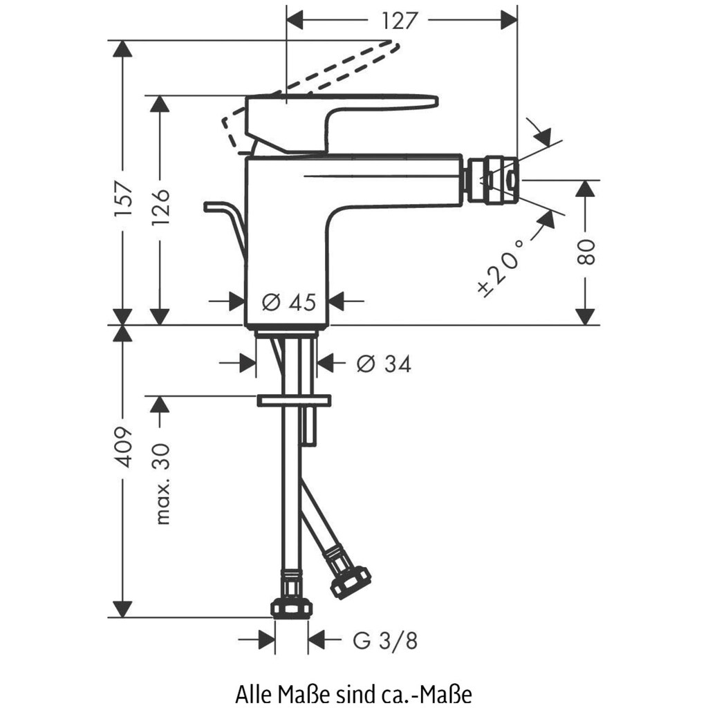 hansgrohe Bidetarmatur »Vernis Blend«