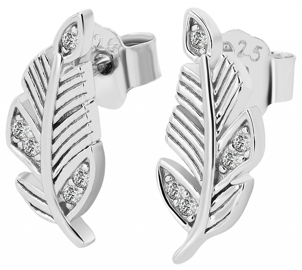 Adelia´s Paar Ohrhänger »Damen Ohrstecker aus 925 Sterling Silber«