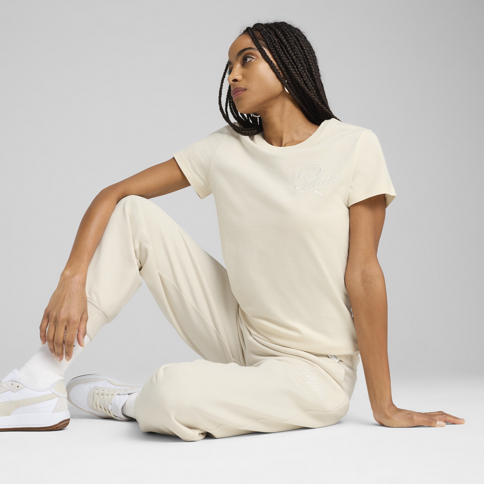 PUMA "ESS SCRIPT T-Shirt Damen" günstig online kaufen