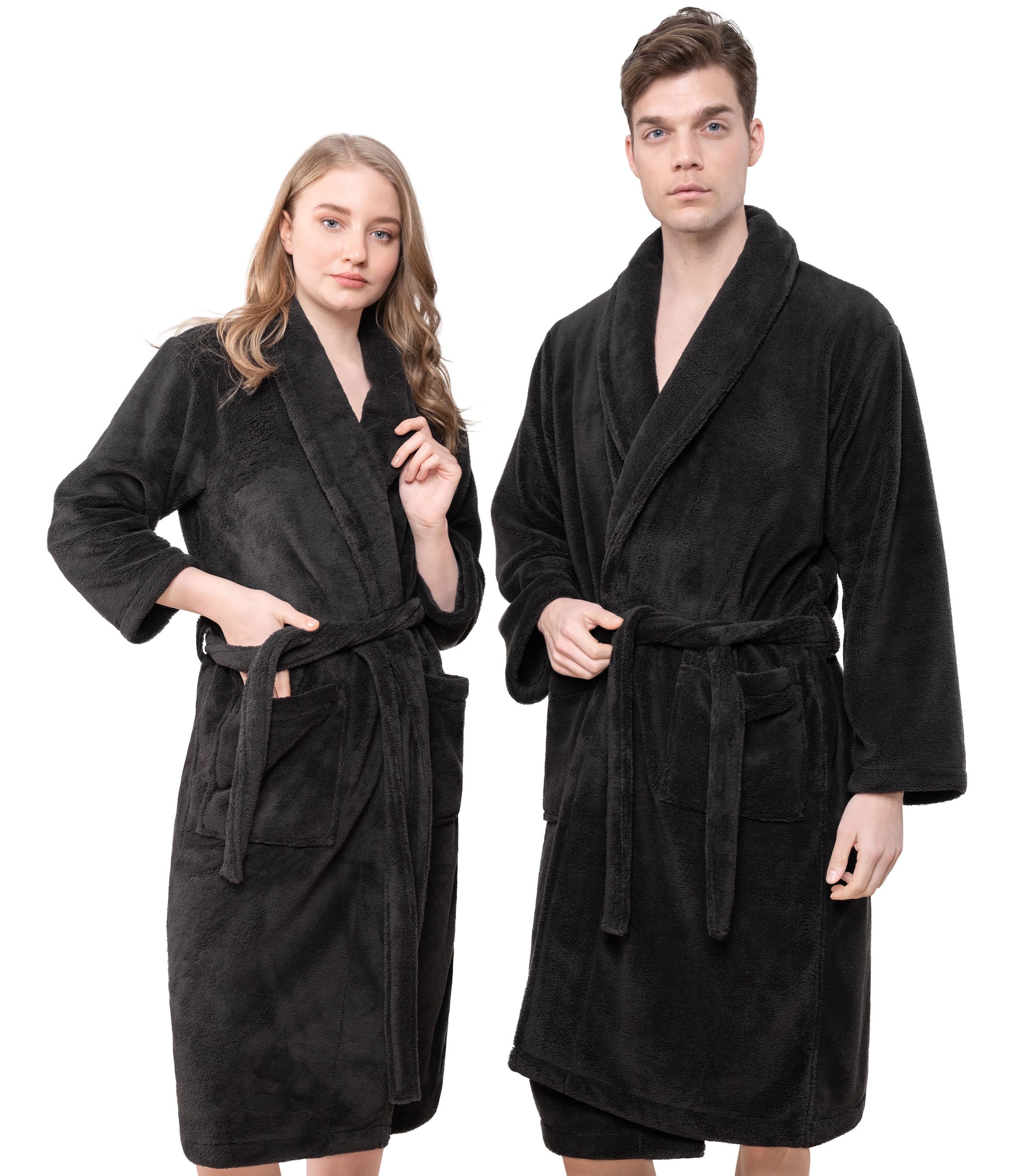 HAMMETEX Bademantel "Bademantel unisex, ultraweicher & flauschiger Fleecema günstig online kaufen