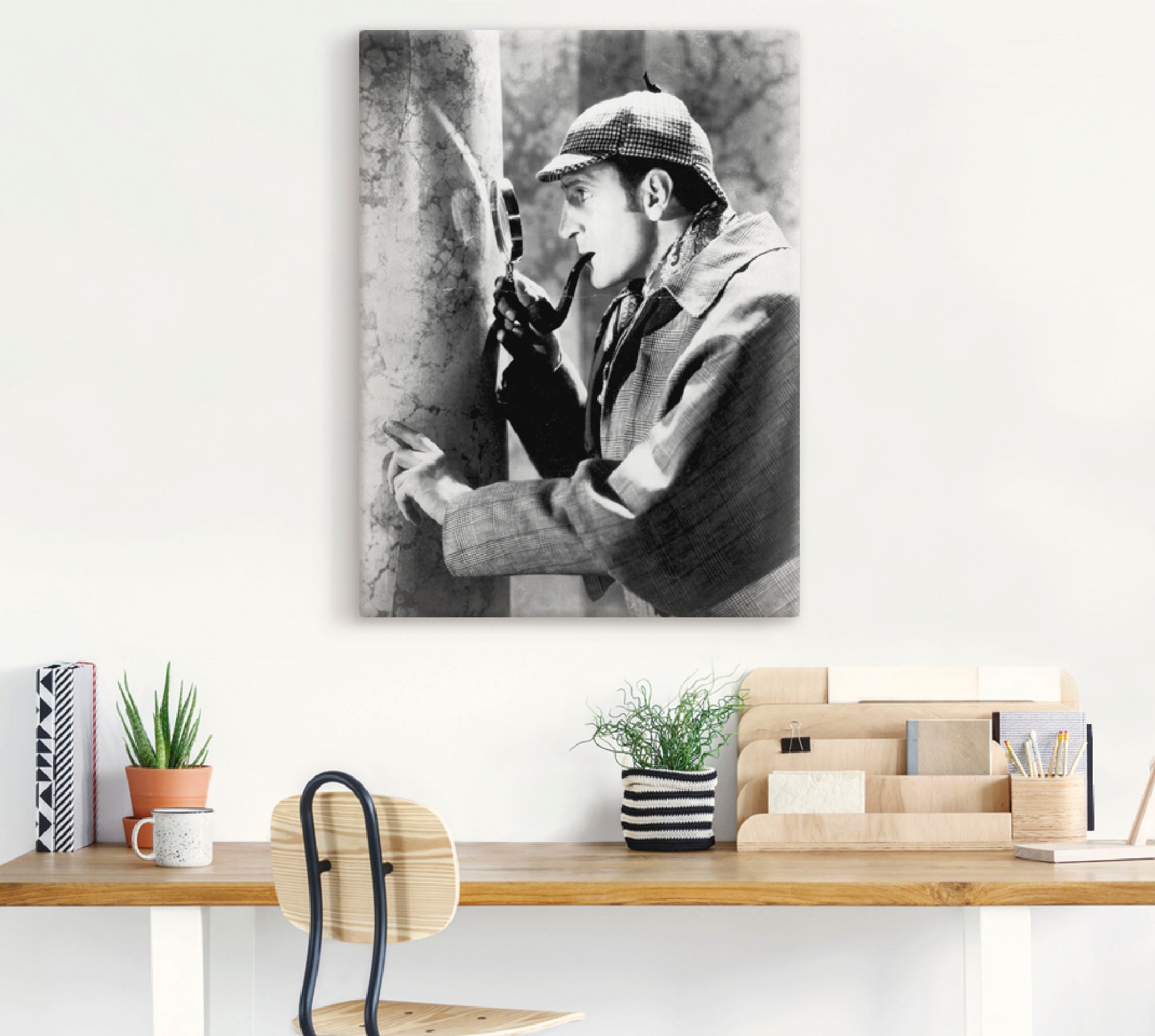 Artland Wandbild "Sherlock Holmes 1939" Film 1 Stk. tlg. als Leinwandbild, günstig online kaufen