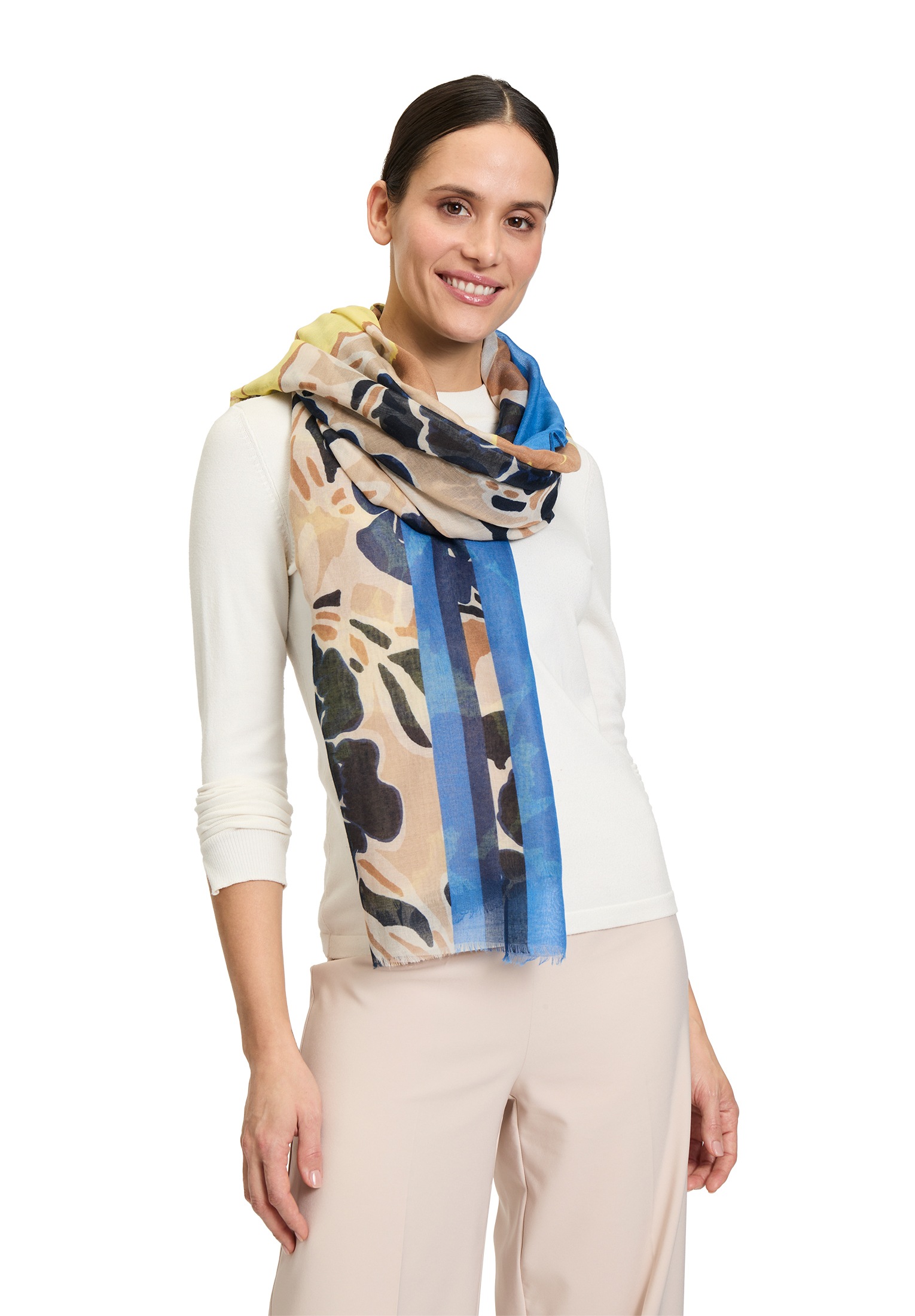 Betty Barclay Modetuch "Betty Barclay Tuch mit Blumenprint", Fransen günstig online kaufen