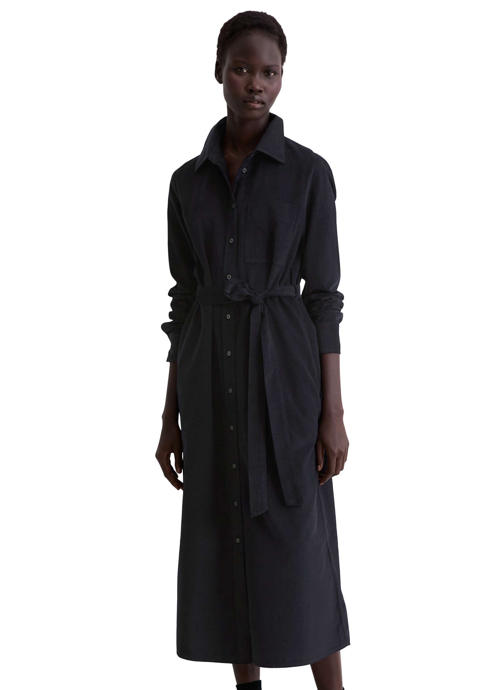 Marc OPolo Midikleid "aus softem Organic Cotton-Lyocell-Mix" günstig online kaufen