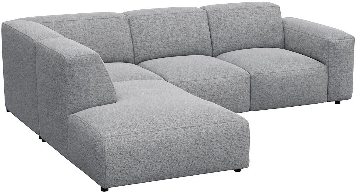 FLEXLUX Ecksofa "Lucera, super bequem durch hochwertigen Sitzaufbau mit Kal günstig online kaufen