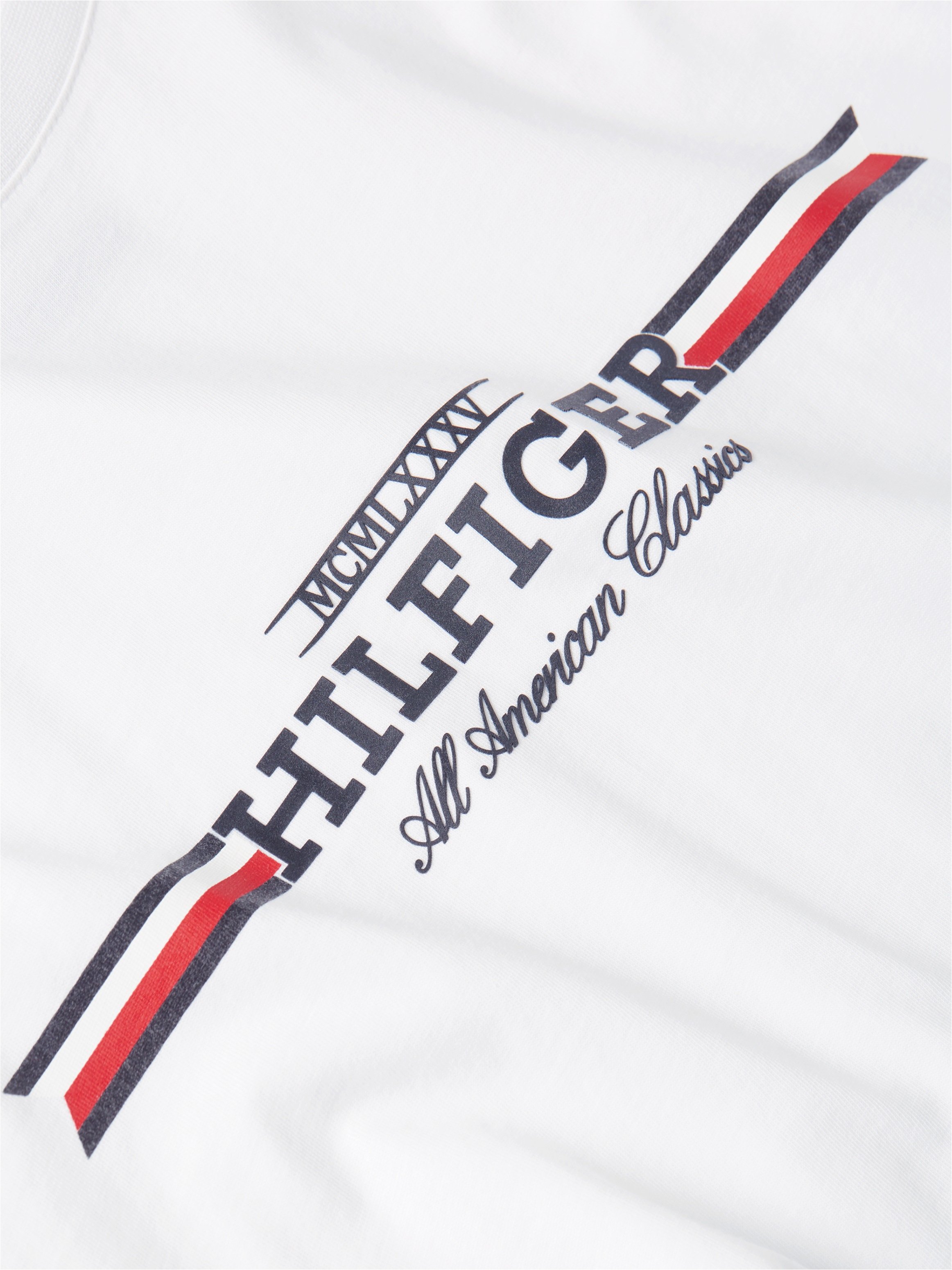 Tommy Hilfiger Rundhalsshirt »HILFIGER CHEST STRIPE TEE«