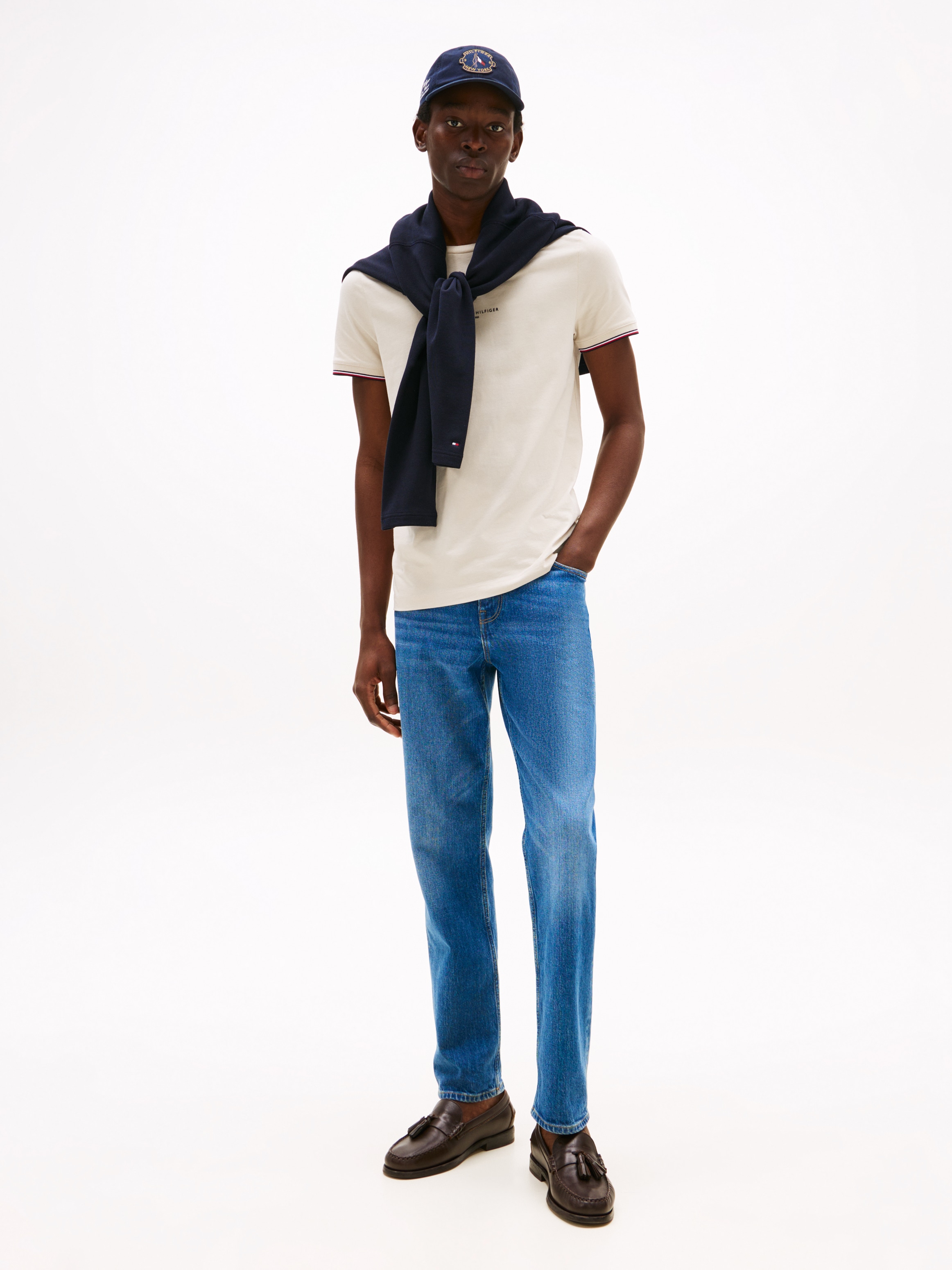 Tommy Hilfiger T-Shirt »TOMMY LOGO TIPPED TEE«