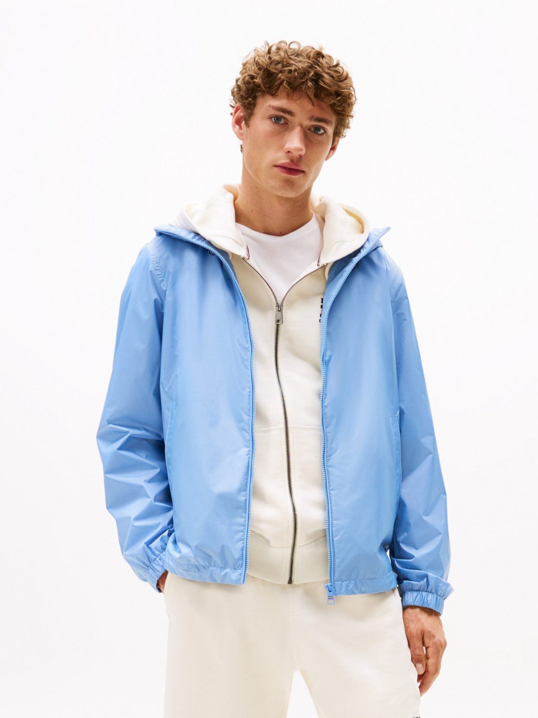 Tommy Hilfiger Blouson "RWB HOODED JACKET" mit Kapuze Freizeitjacke, Überga günstig online kaufen