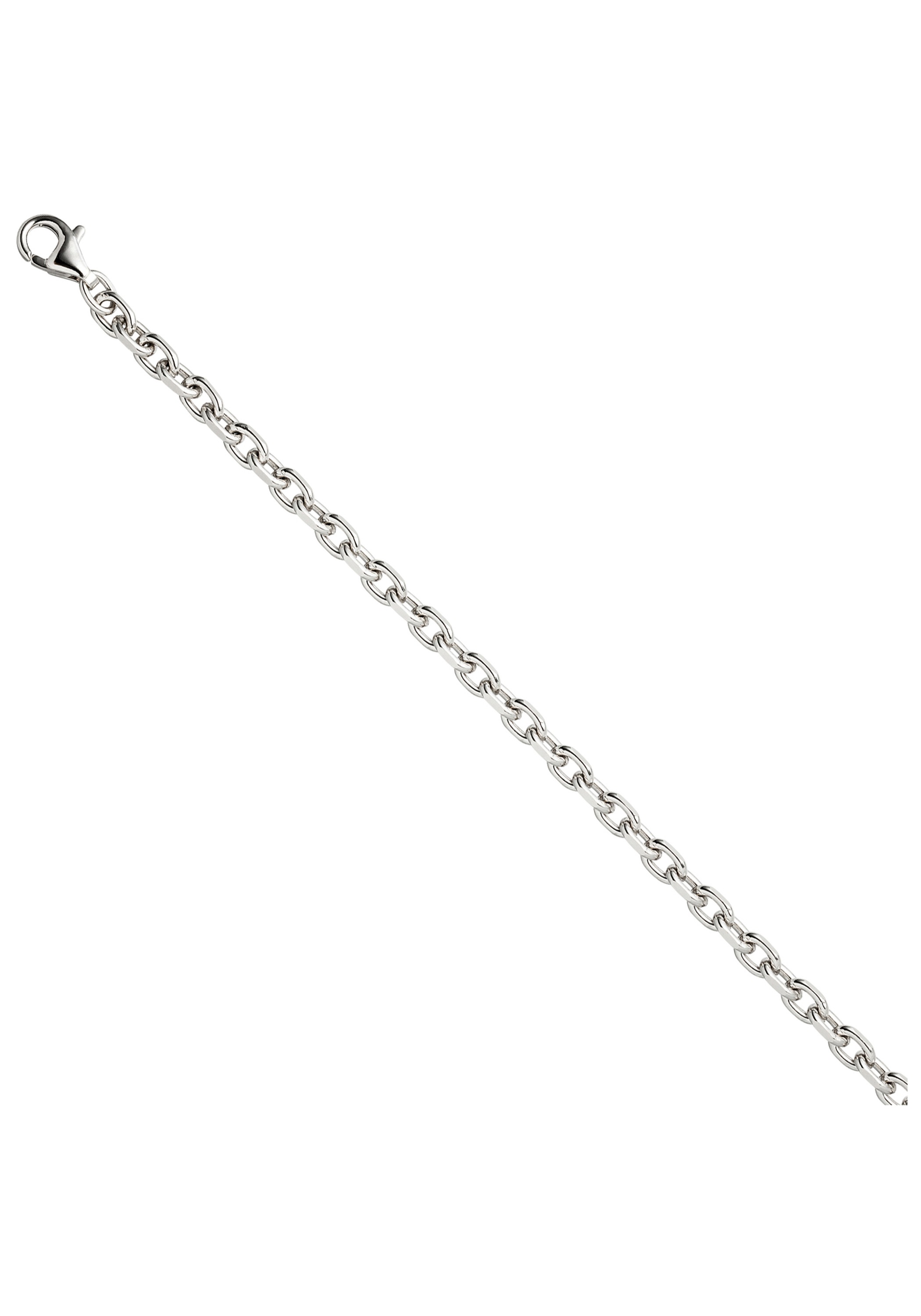 JOBO Silberarmband, Ankerarmband 925 Silber diamantiert 21 cm