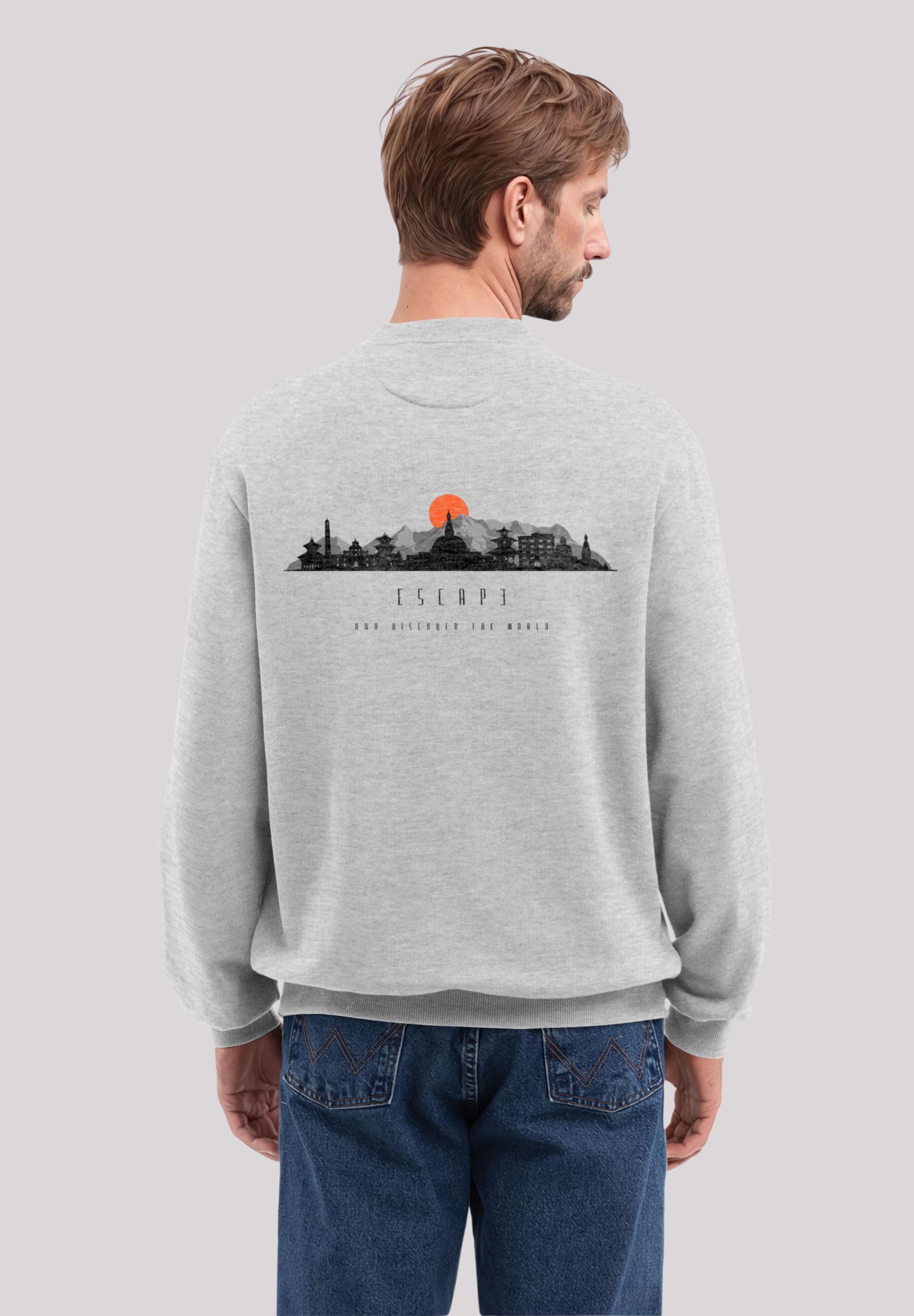 F4NT4STIC Sweatshirt "Escape Discover the World Asian Town", Premium Qualit günstig online kaufen