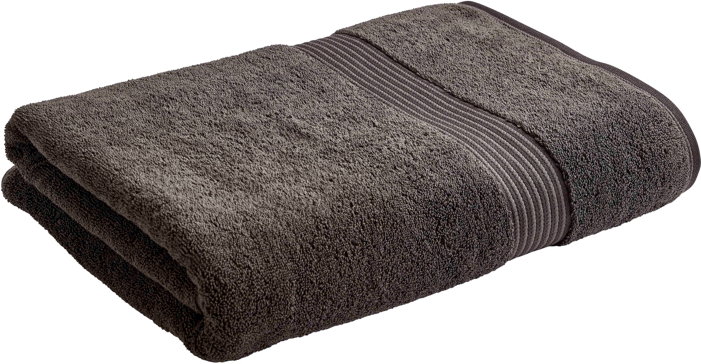 Badetücher CHRISTY, B:90cm L:165cm, grau, Walkfrottier, Obermaterial: 100% Baumwolle, Handtücher, "SUPREME", Premium-Badetücher in Luxusqualität,