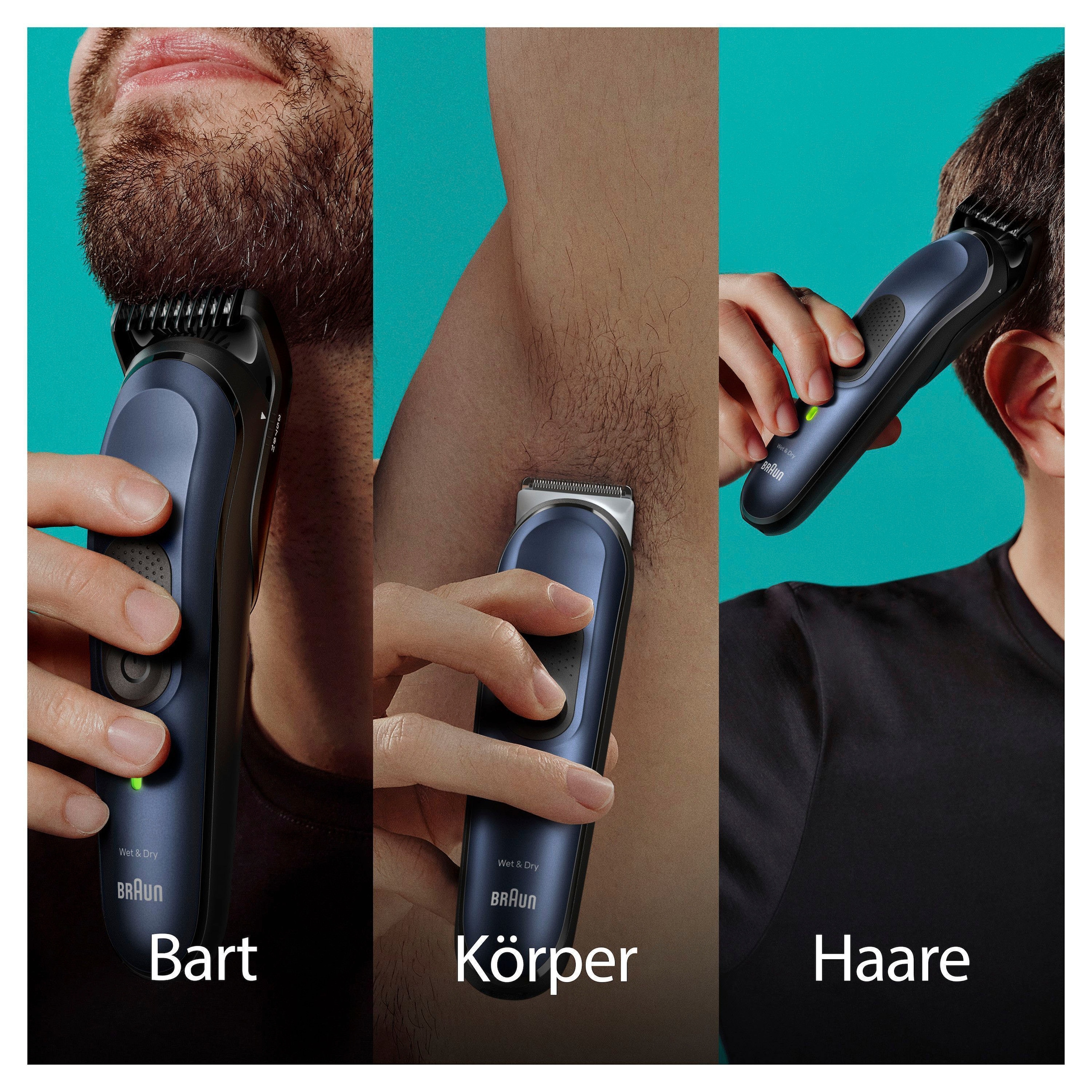 kaufen BAUR Braun wasserdicht, Barttrimmer online Haarschneider »All-In-One MGK7421«, | 7 10-in-1 Series
