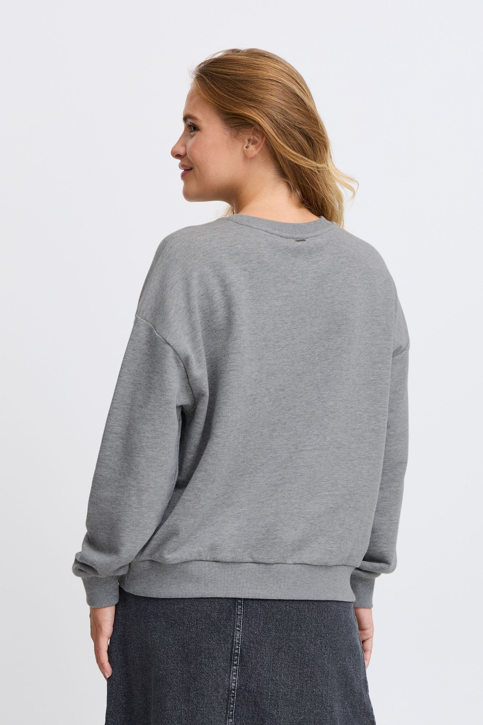 Pulz Jeans Rundhalspullover »Rundhalspullover PZTABITA Logo Sweatshirt«
