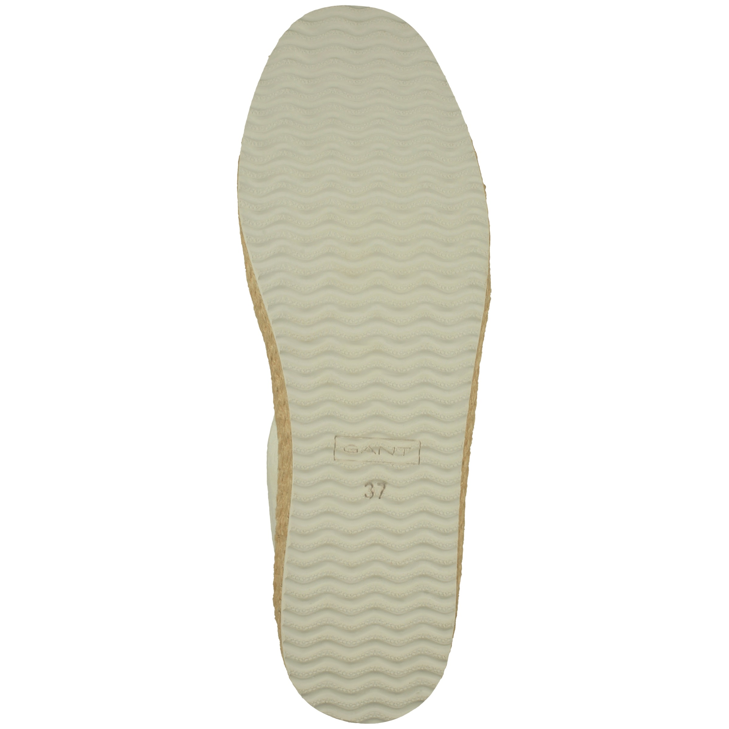 Espadrille GANT "RAFFIAVILLE", Damen, Gr. 37, sanftes weiß, Textil, Schuhe Espadrille, Slipper, Sommerschuh, Loafer zum Schlupfen 2