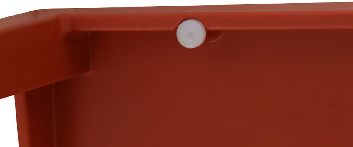 Siena Garden Gartensessel »Square 2er Set Stapelsessel brick« Set, 2 Stk. tlg. Gestell, Polypropylen/Glasfaser