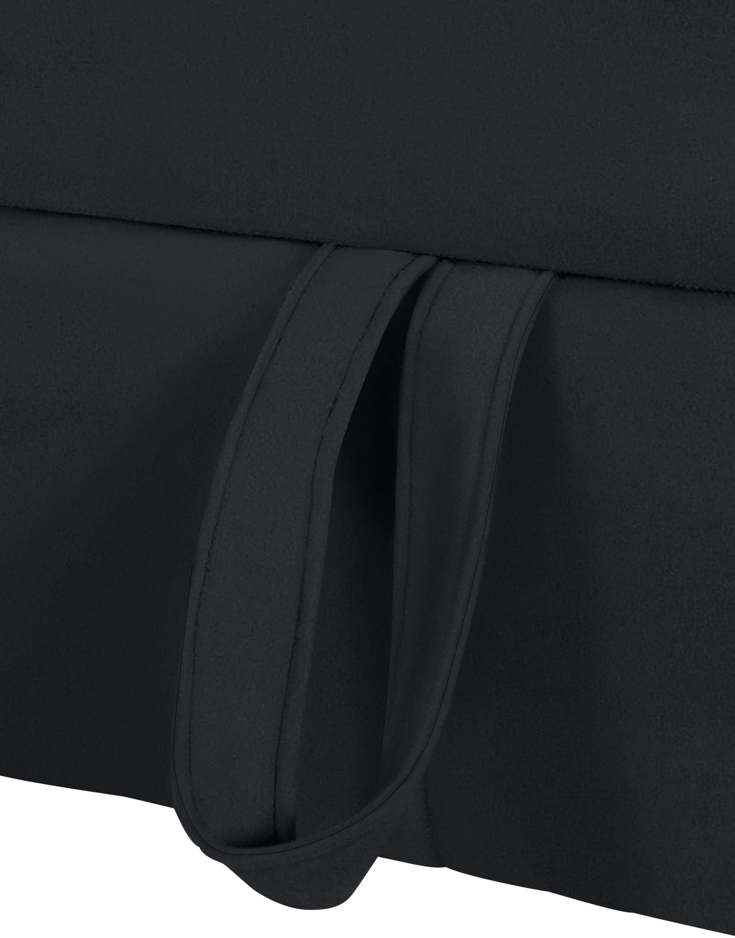 COTTA Ecksofa »Chef L-Form«, mit Kopfteilverstellung, edle Metallkufen, wahlweise mit Bettfunktion
