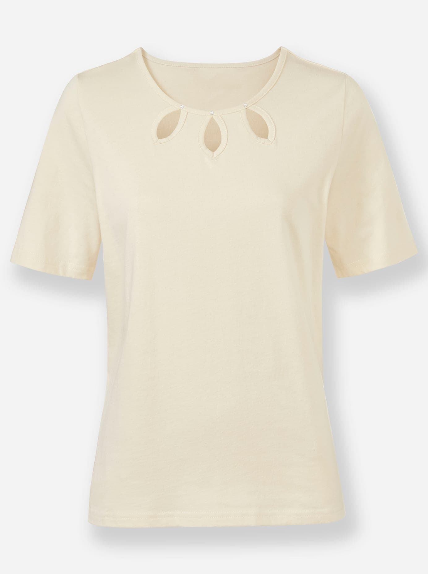 Lady Rundhalsshirt »Rundhals-Shirt«, (1 tlg.)