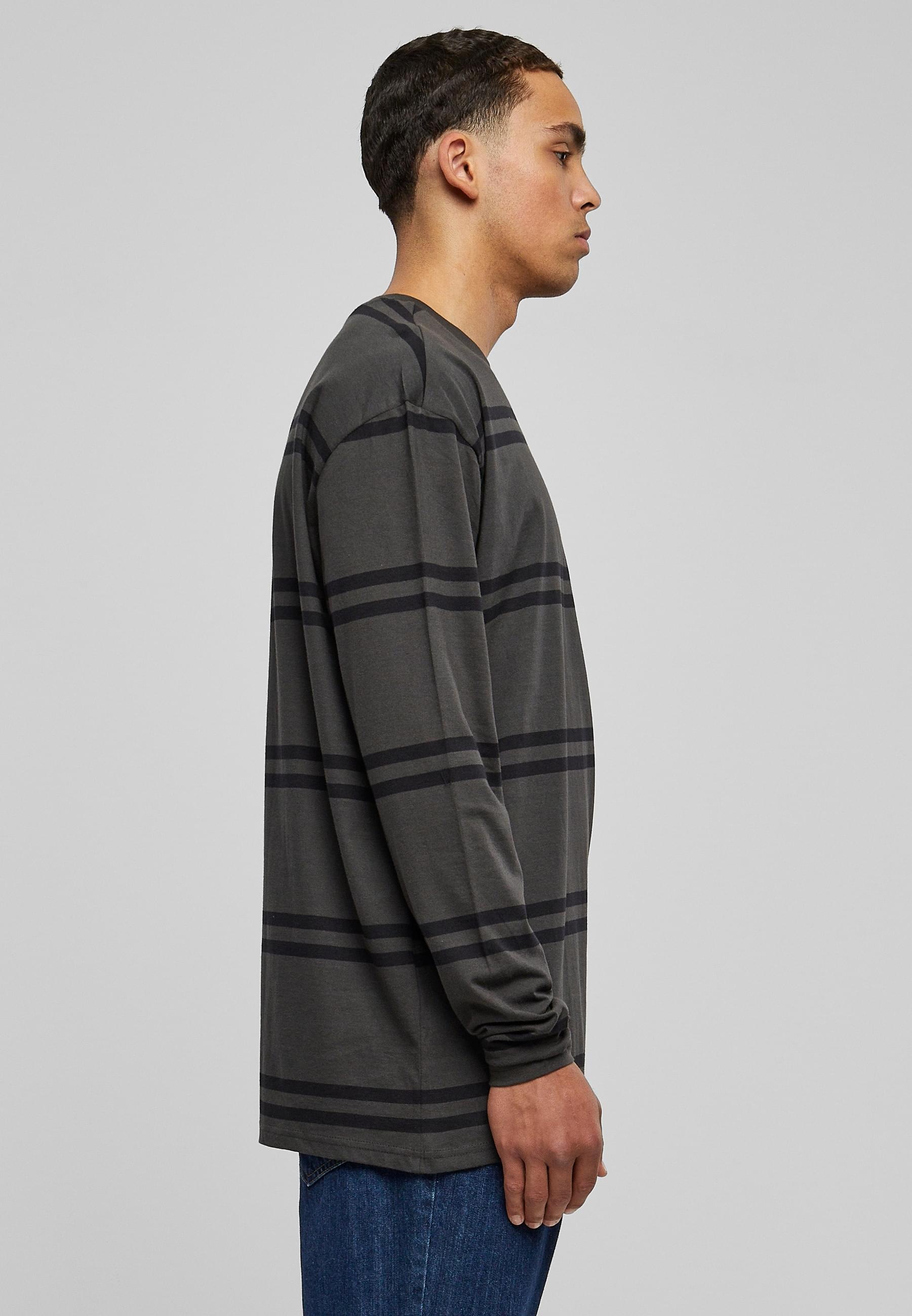 URBAN CLASSICS Longsleeve »Urban Classics Herren Oversized Striped Longsleeve«, (1 tlg.)