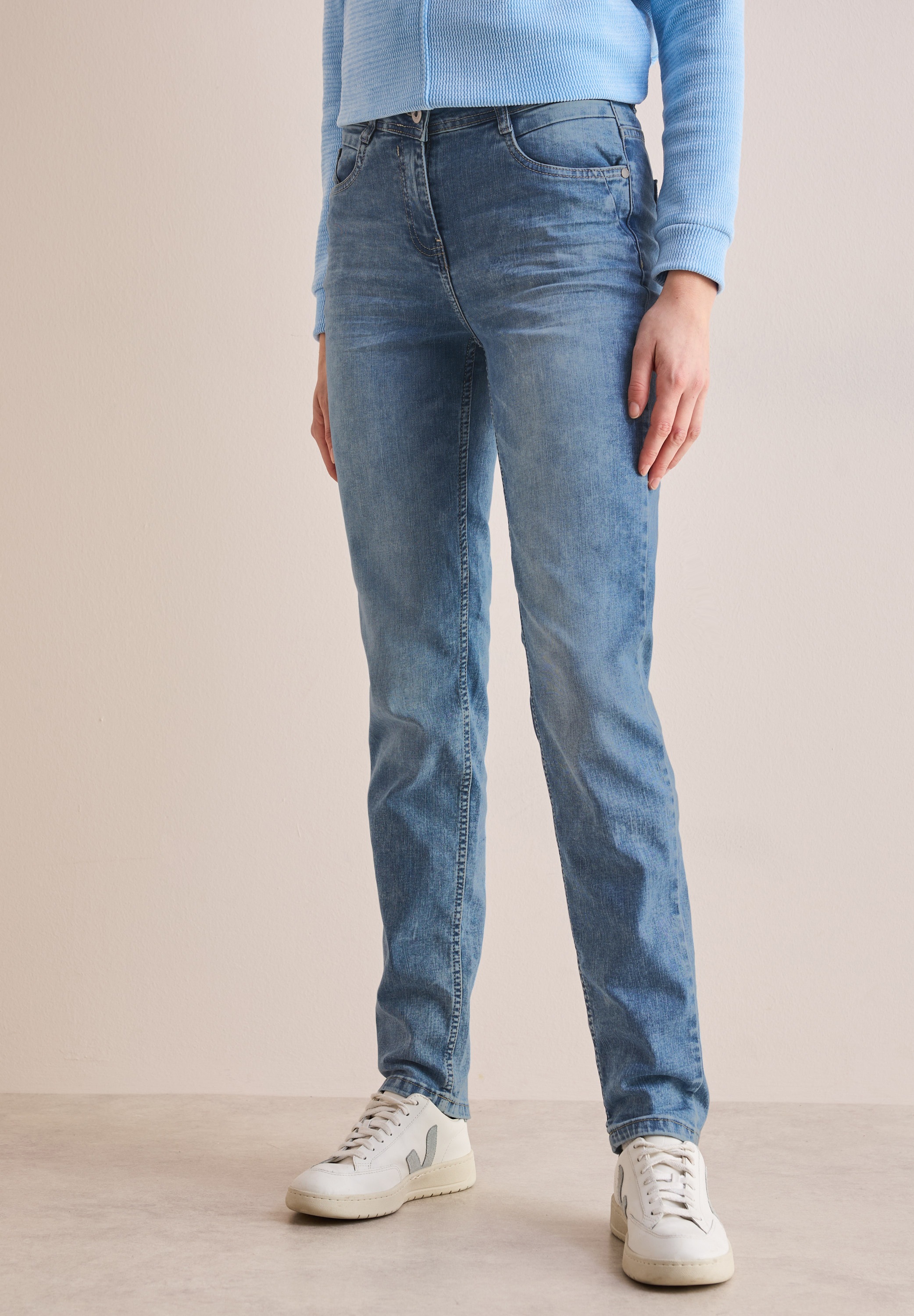 Cecil Slim-fit-Jeans, High Waist günstig online kaufen