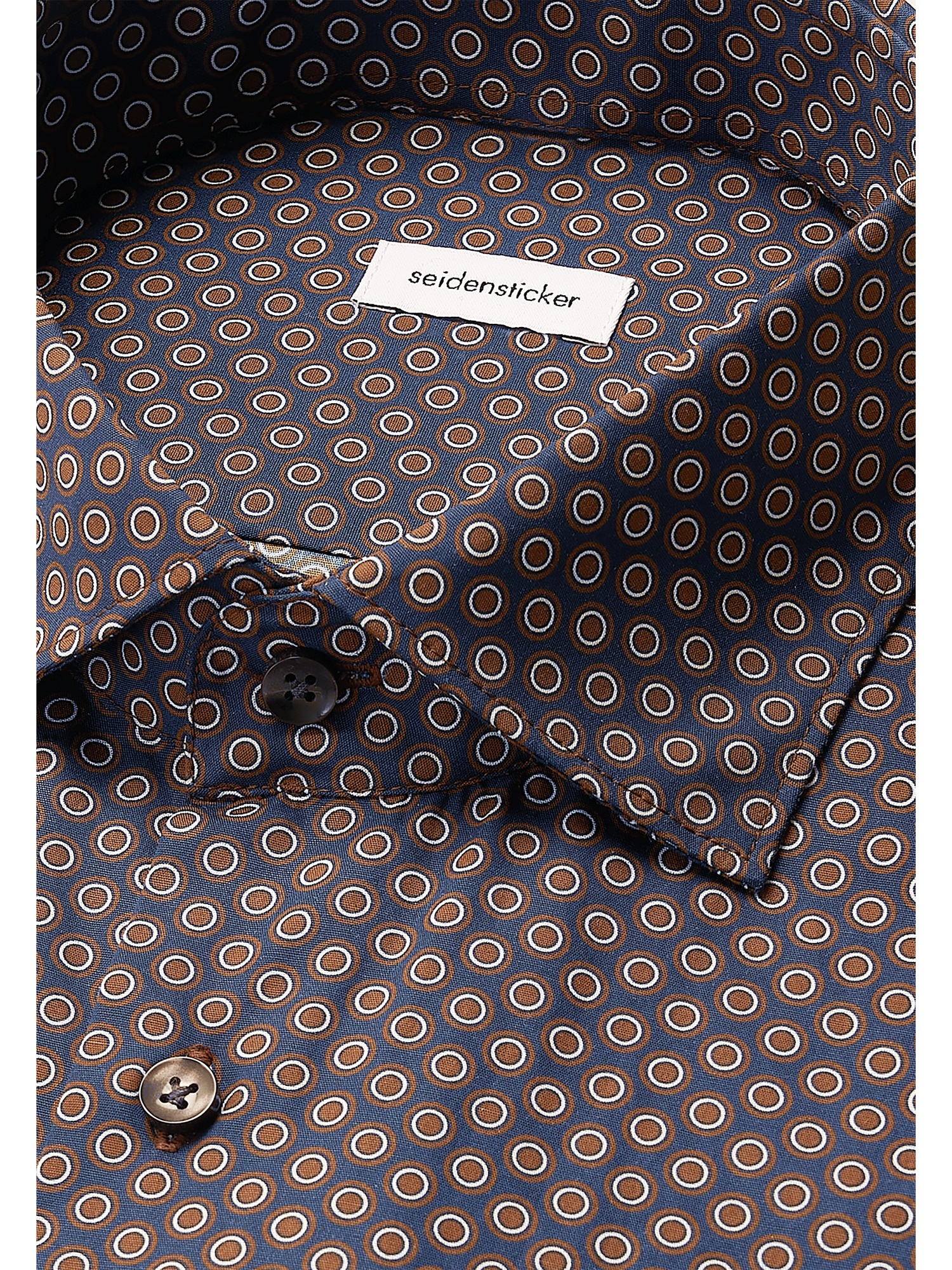seidensticker Businesshemd »Schwarze Rose« Regular 1/1 Kentkragen Druck
