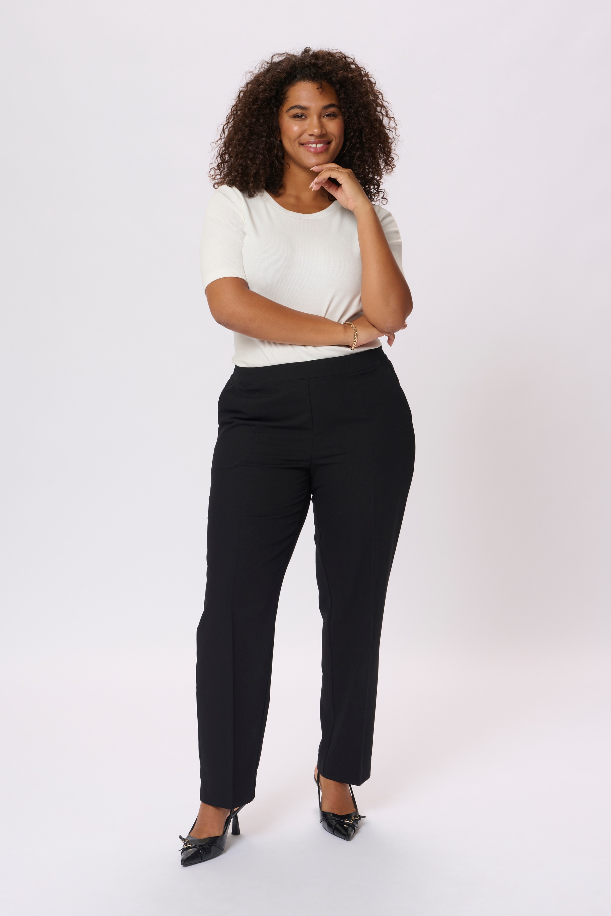 KAFFE Curve Marlene-Hose »Damen Hose KCsakira«