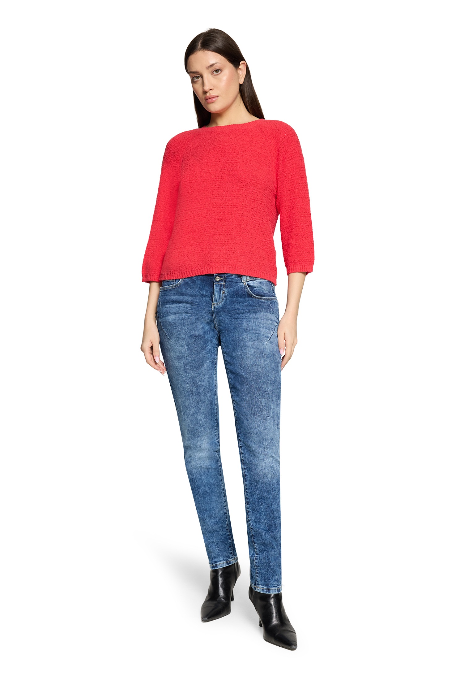 Cartoon Strickpullover »Damen mit Rundhalsausschnitt« 1 tlg.