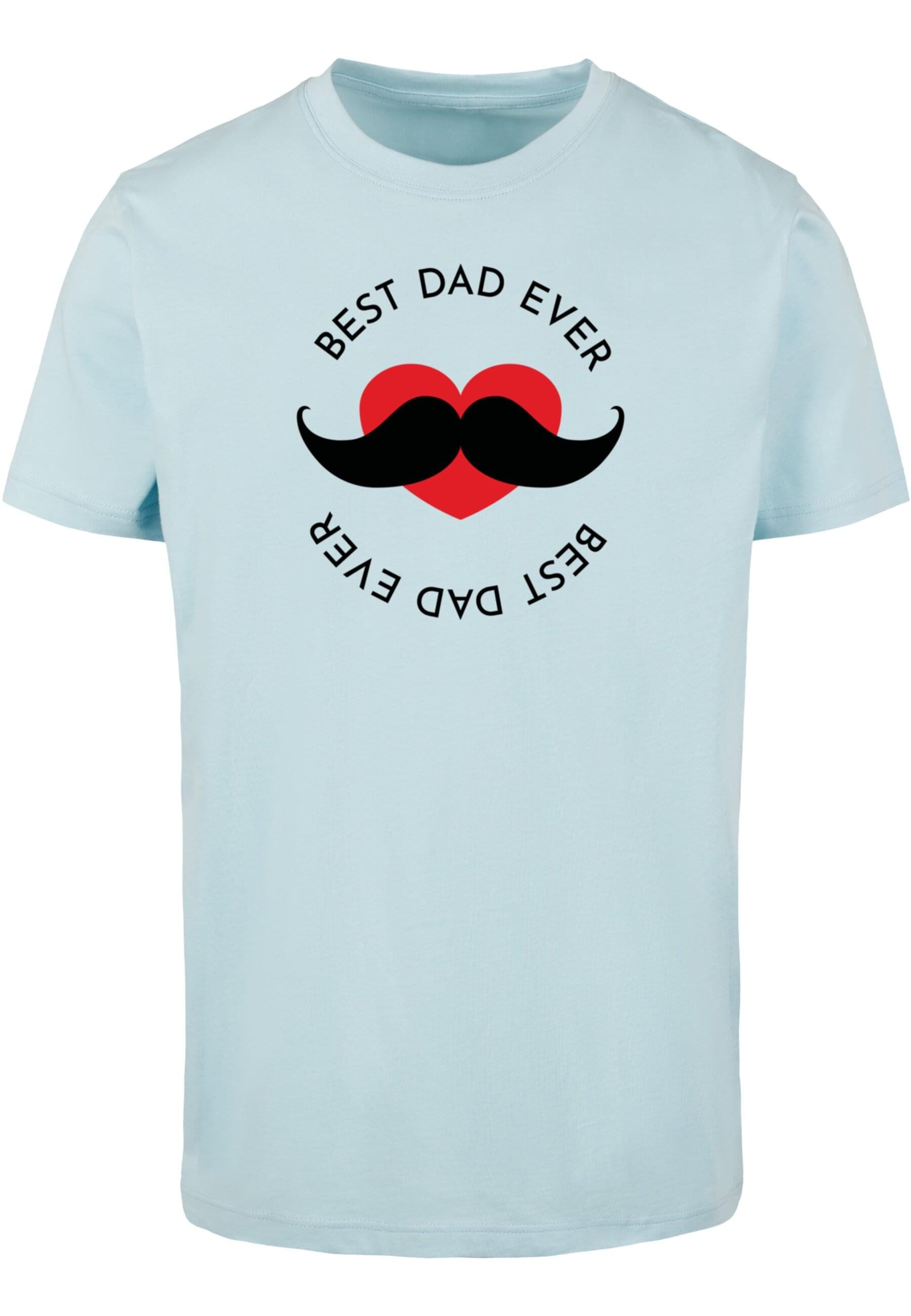 T-Shirt »Merchcode Herren Fathers Day - Best dad T-Shirt Round Neck«