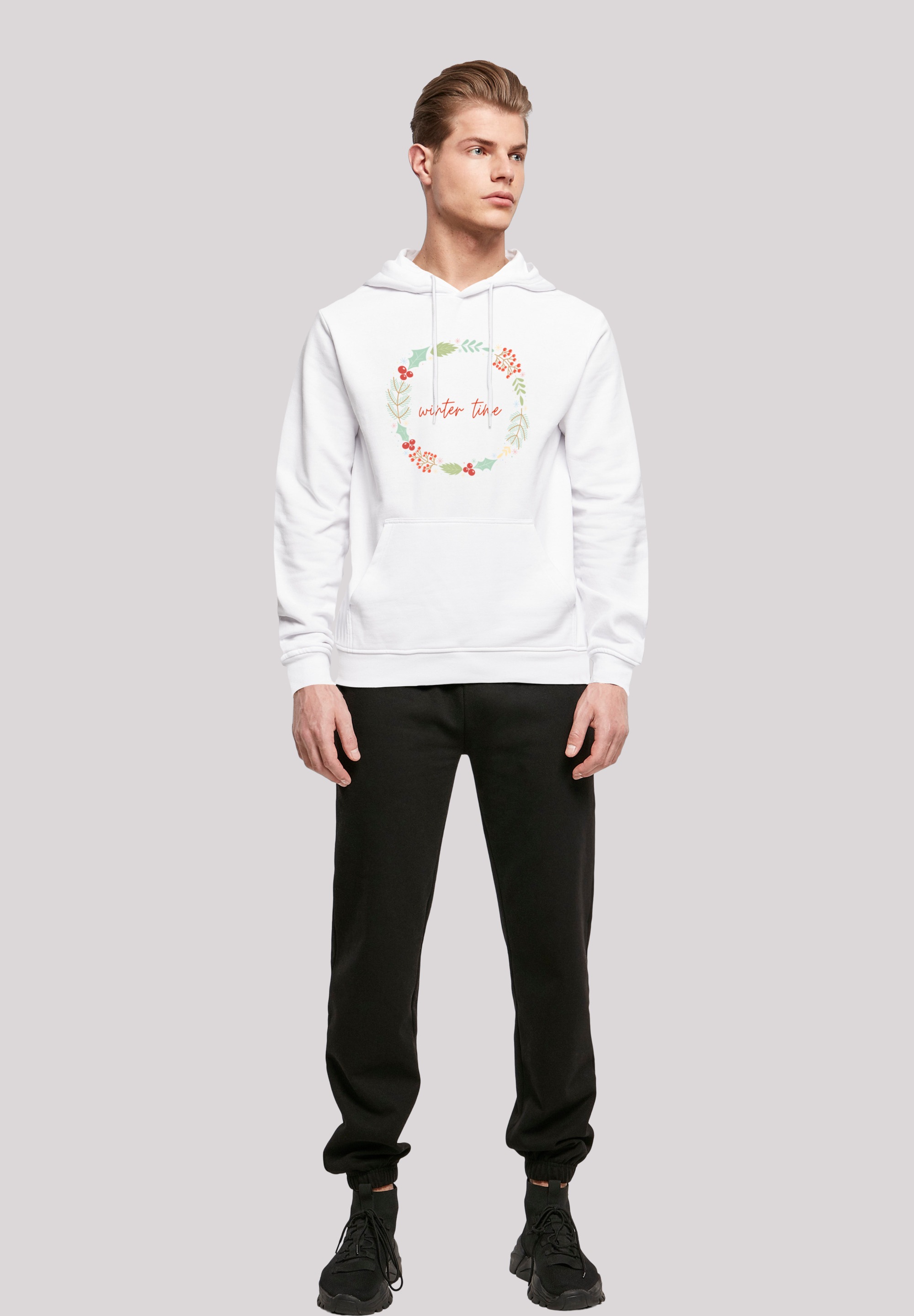 F4NT4STIC Kapuzenpullover »Winter Time«, Print